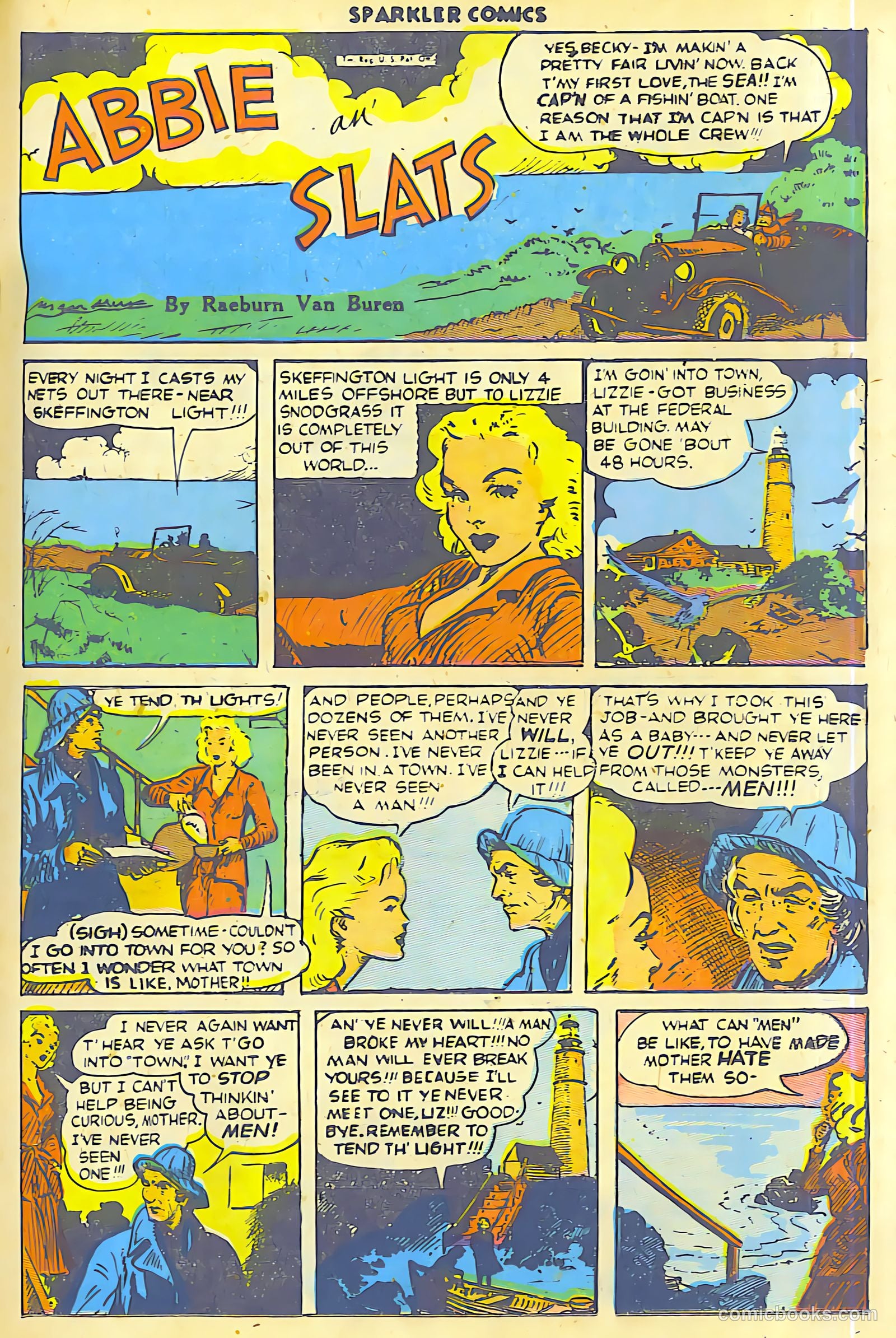 Sparkler Comics #63 (1948) — page 1 of 12