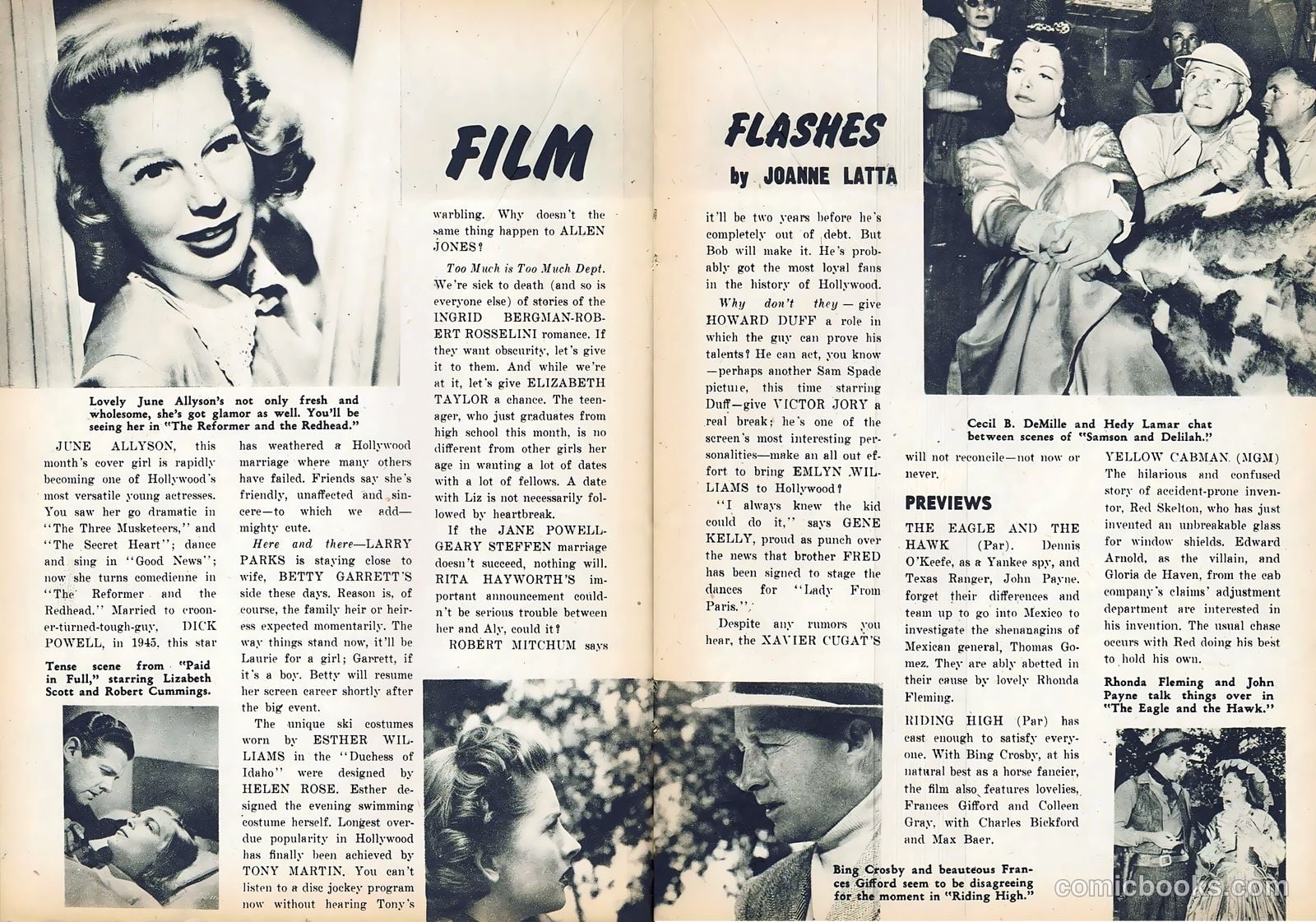 Hollywood Film Stories #1 (1950) — page 22 of 51