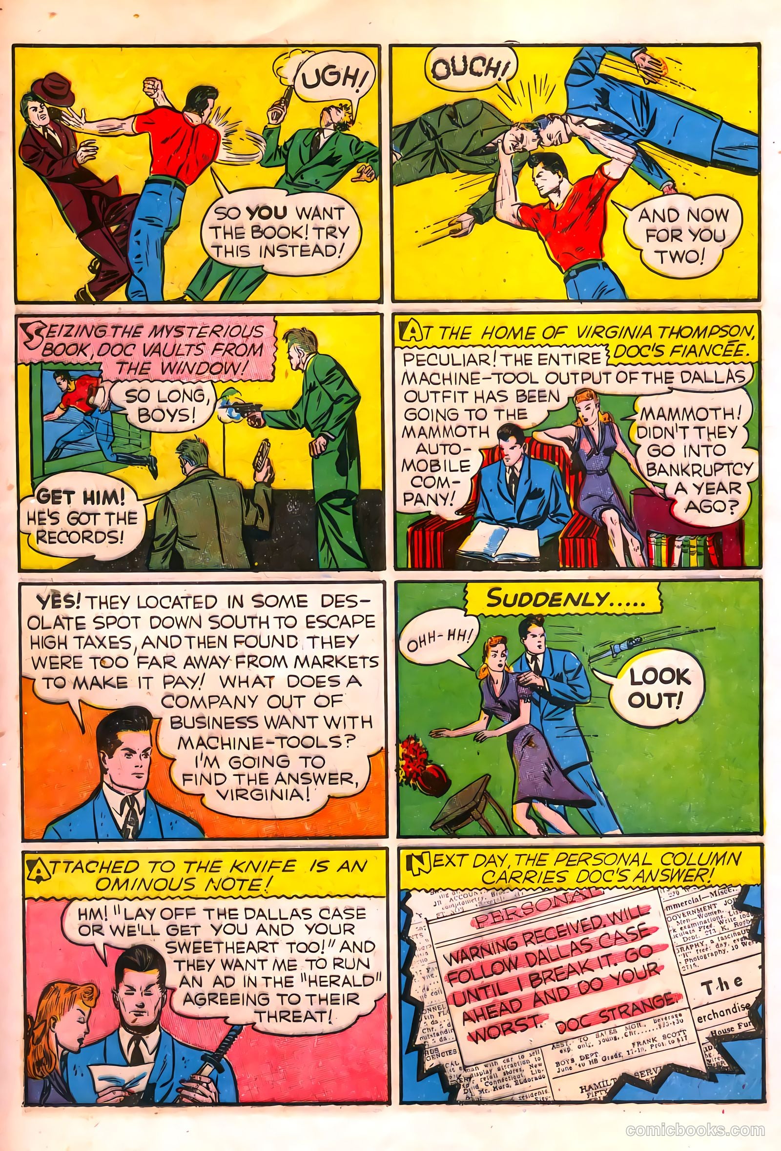 Thrilling Comics #10 (1940) — page 7 of 68