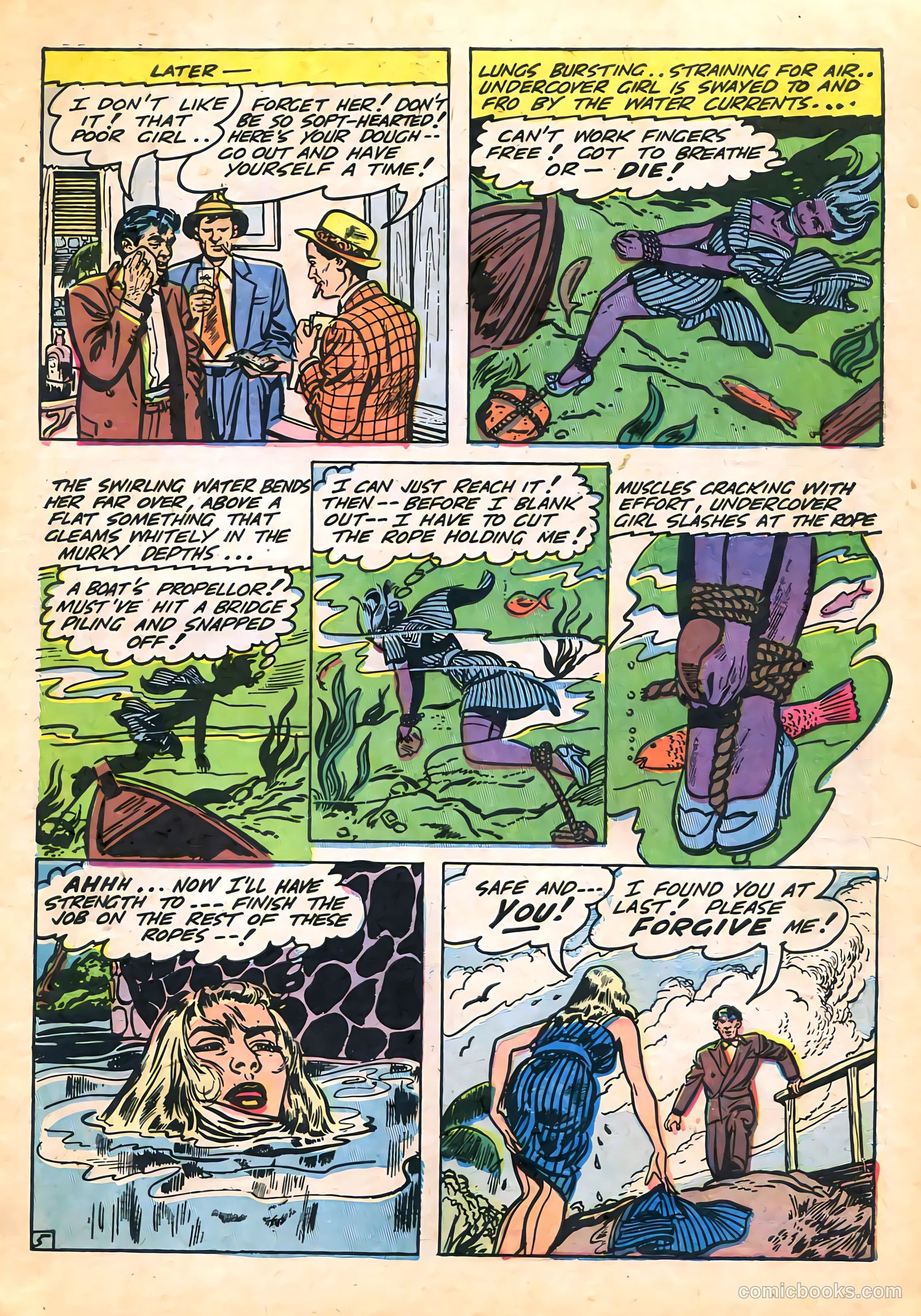 Undercover Girl #7 (1949) — page 7 of 36