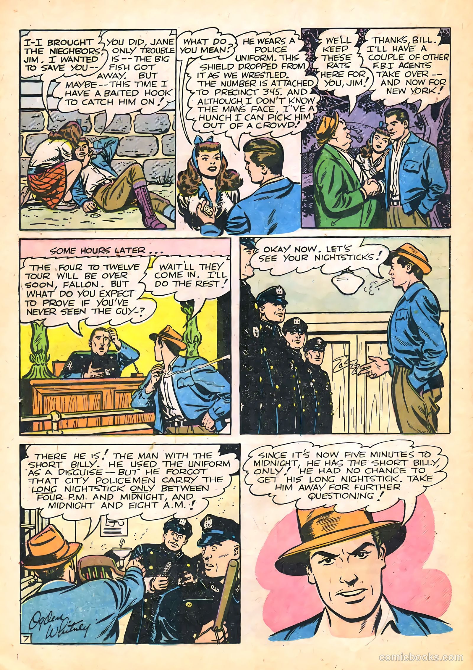 Undercover Girl #7 (1949) — page 16 of 36