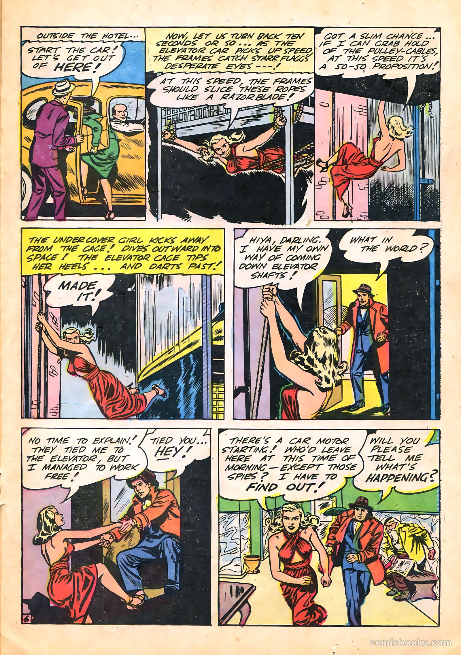 Undercover Girl #7 (1949) — page 23 of 36