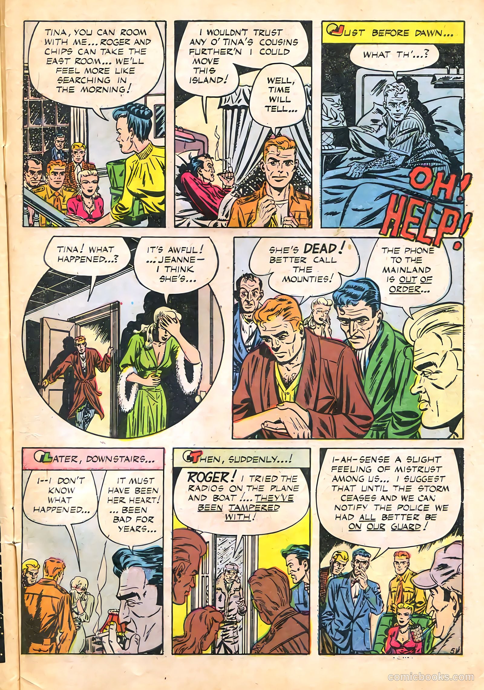 Undercover Girl #7 (1949) — page 30 of 36