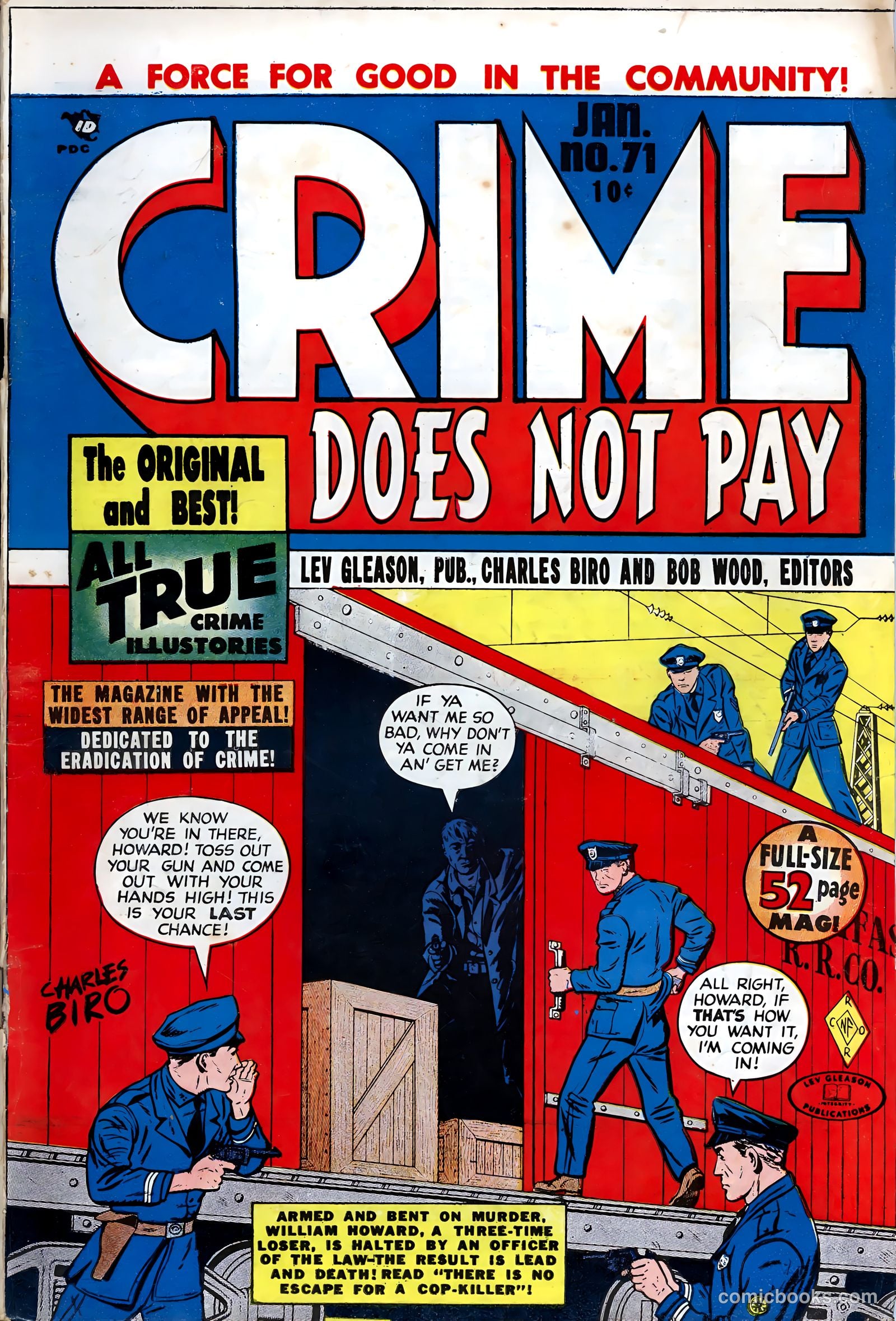 Crime Does Not Pay #71 cover