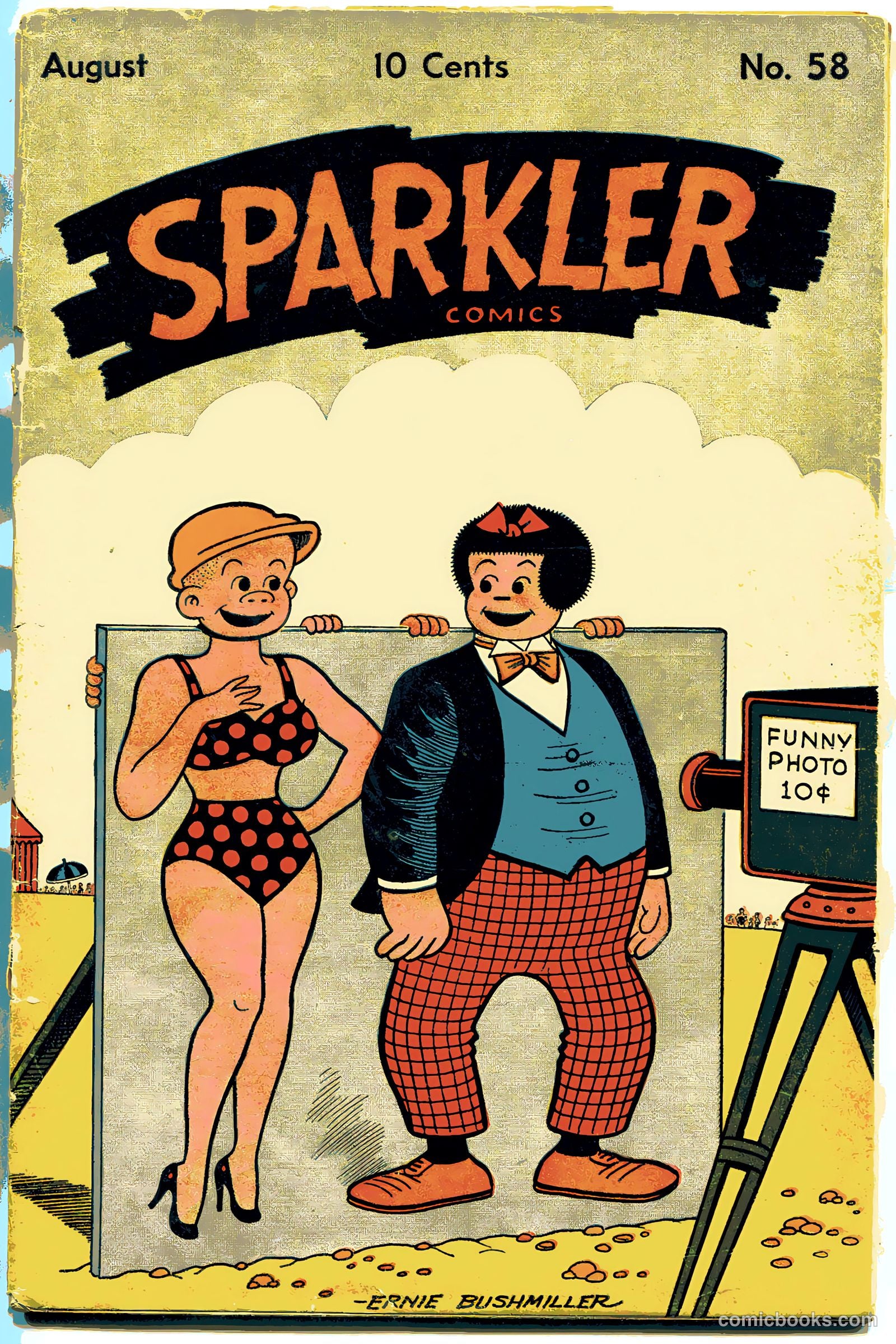 Sparkler Comics #58 cover