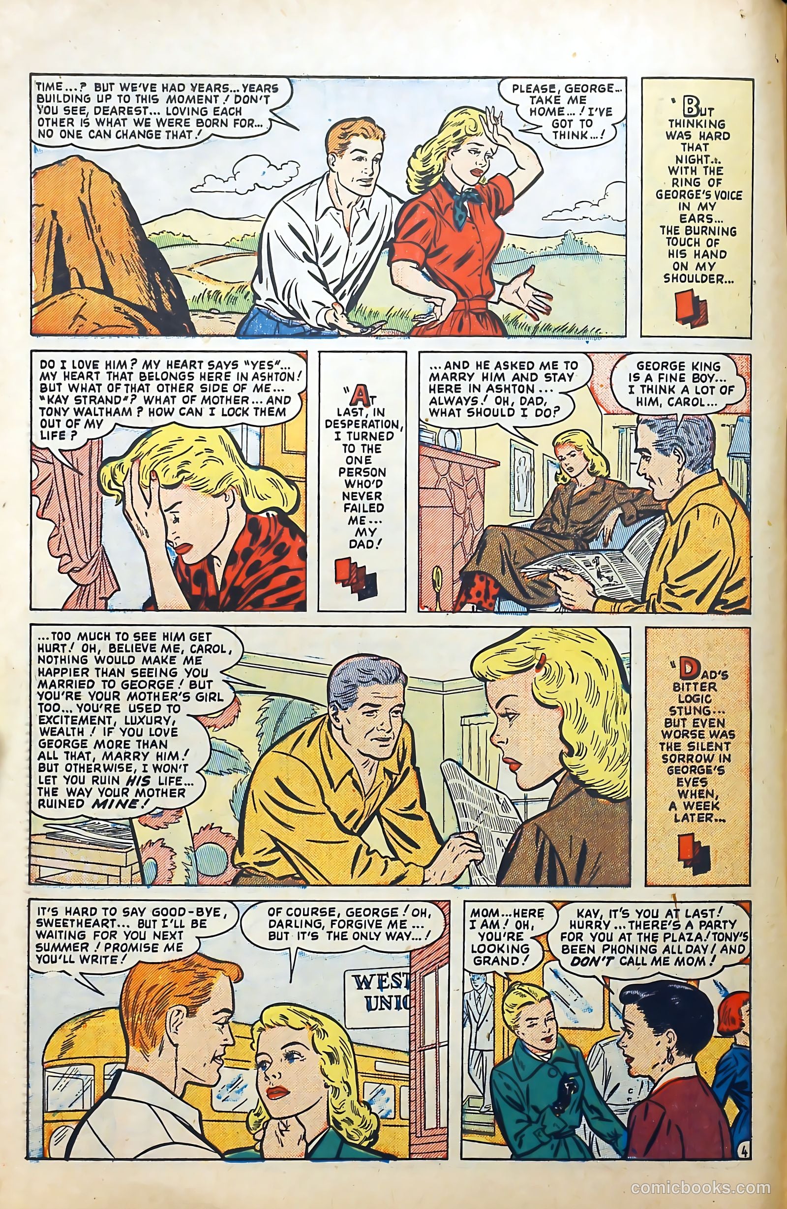 Popular Romance #10 (1950) — page 6 of 36