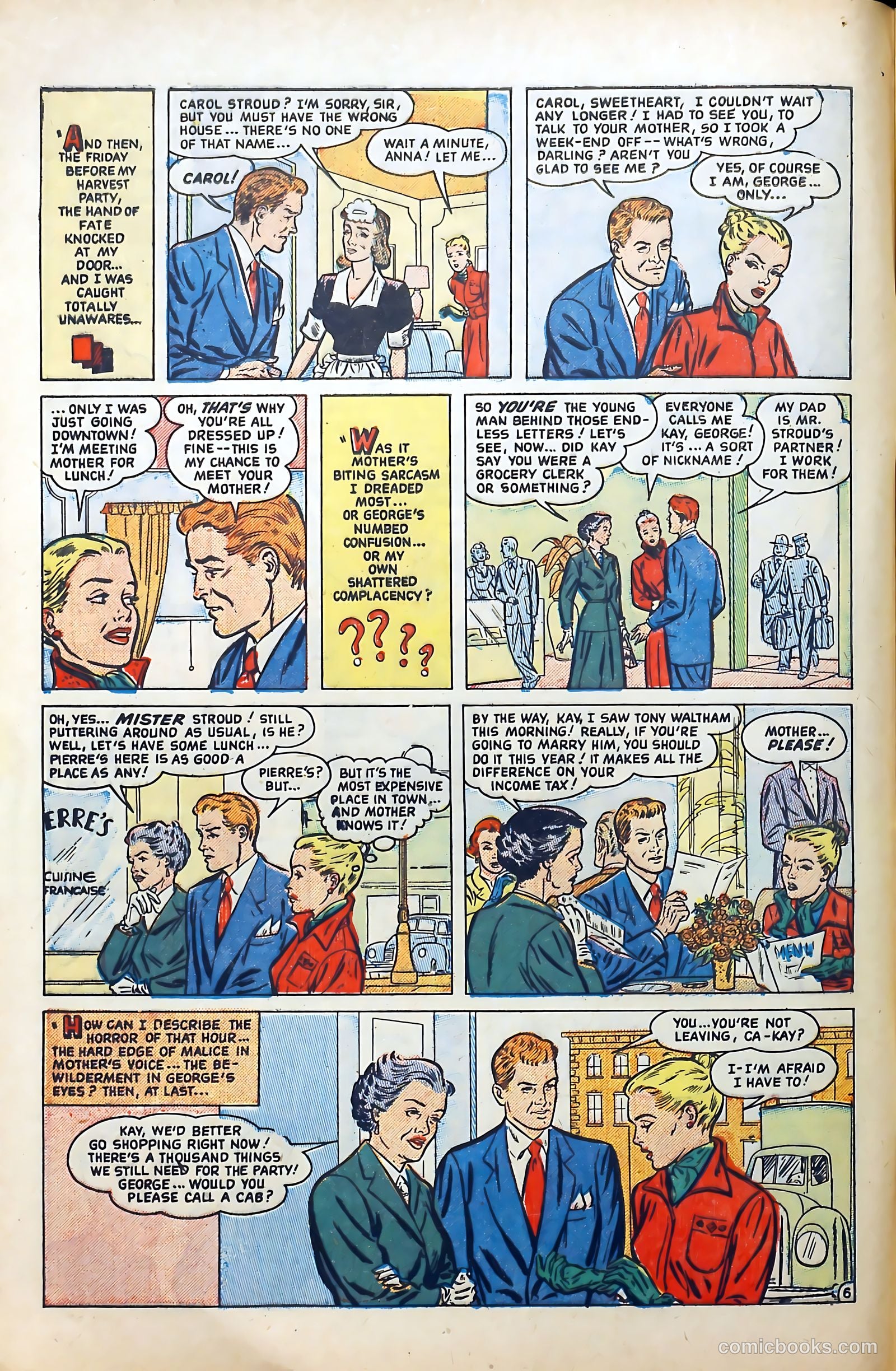 Popular Romance #10 (1950) — page 8 of 36
