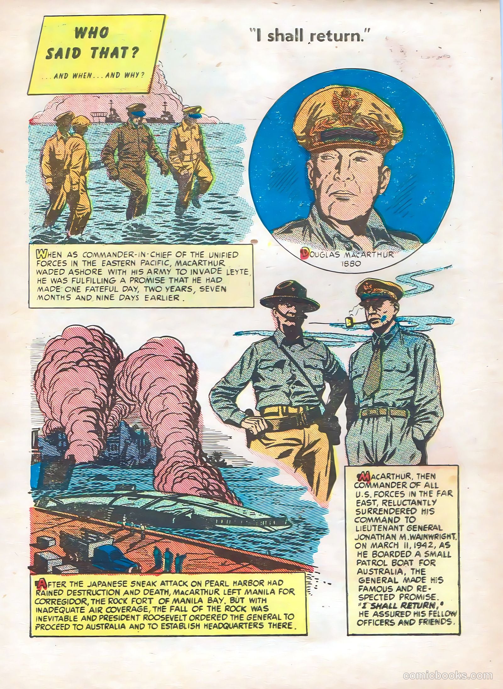Who Said That? #1 (1951) — page 33 of 36