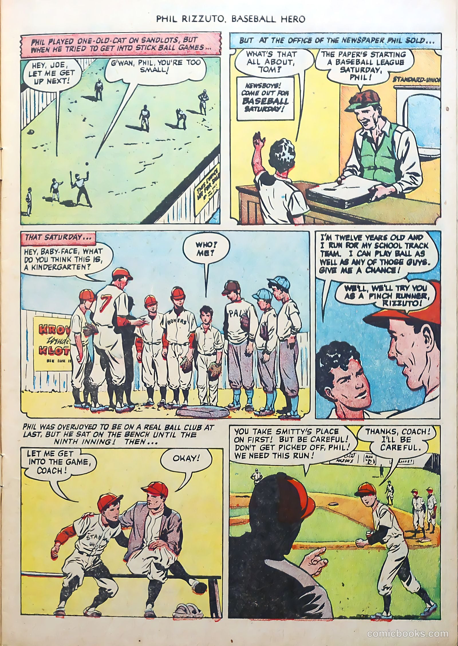 Phil Rizzuto #1 (1951) — page 5 of 37