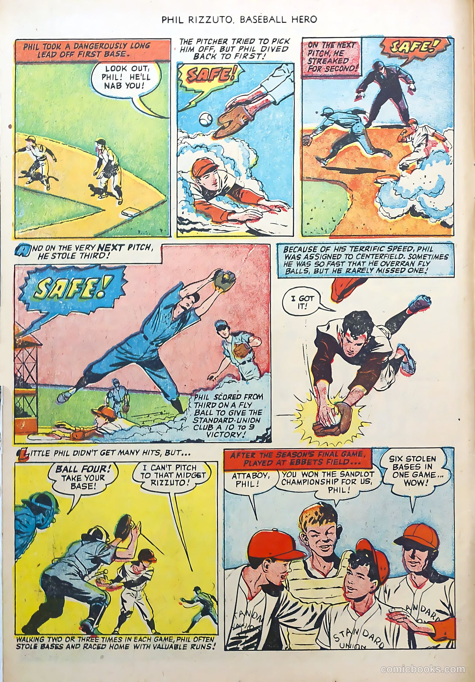 Phil Rizzuto #1 (1951) — page 6 of 37