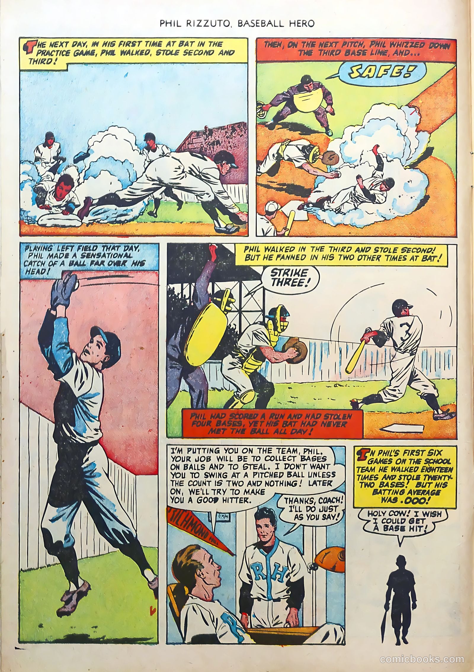 Phil Rizzuto #1 (1951) — page 8 of 37