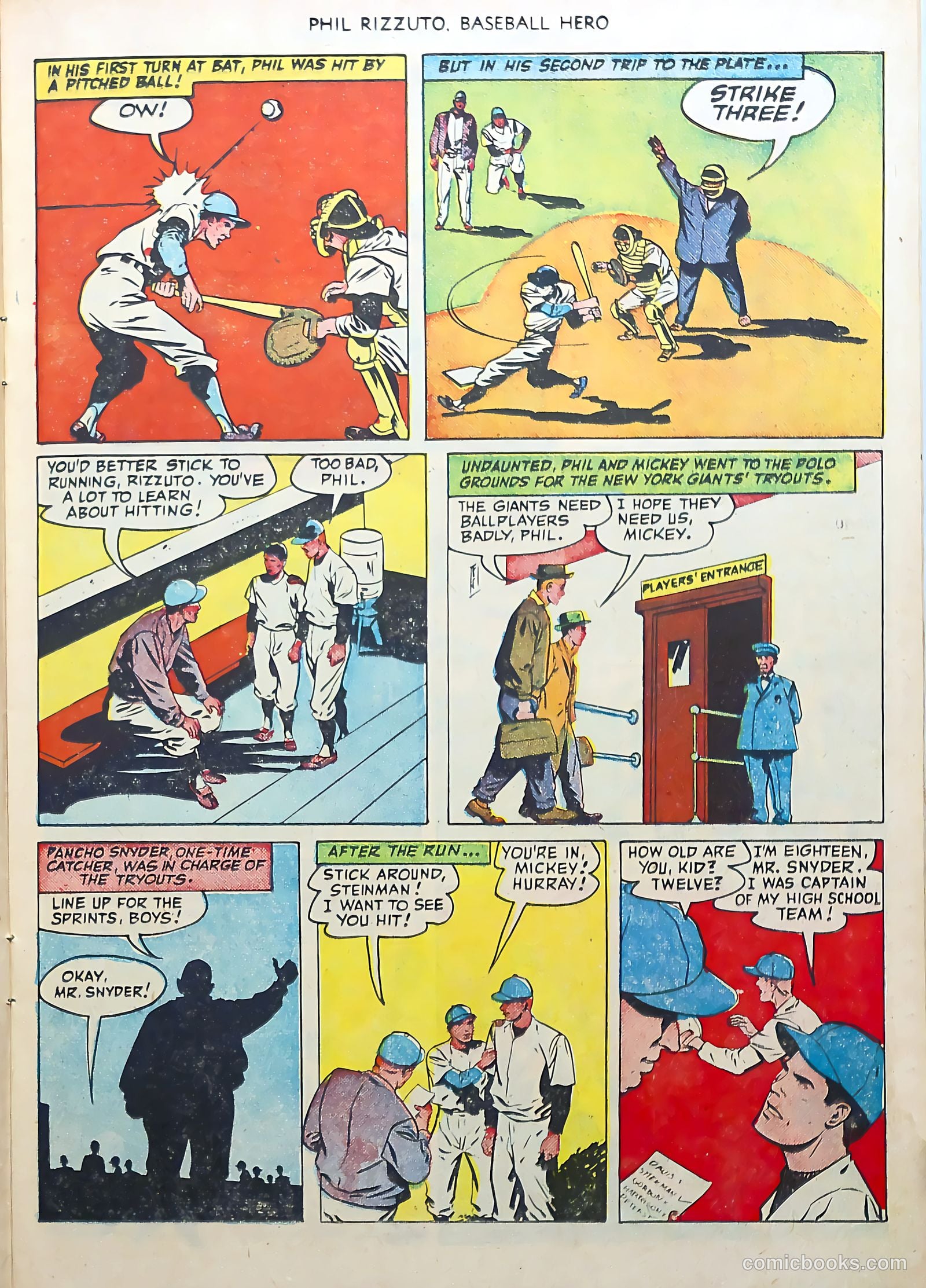 Phil Rizzuto #1 (1951) — page 13 of 37