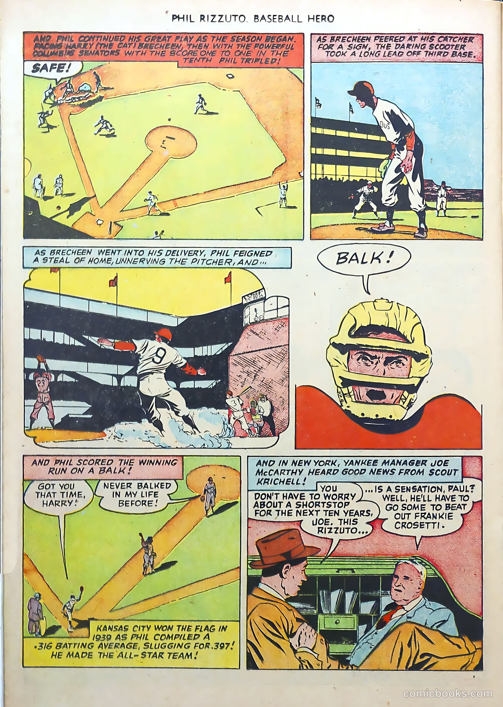 Phil Rizzuto #1 (1951) — page 20 of 37