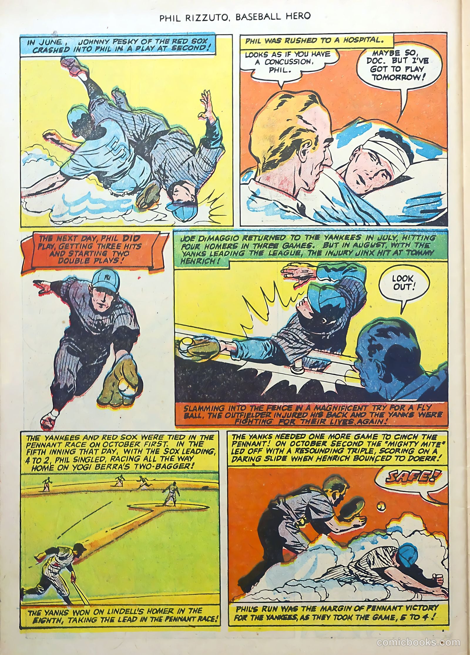 Phil Rizzuto #1 (1951) — page 30 of 37