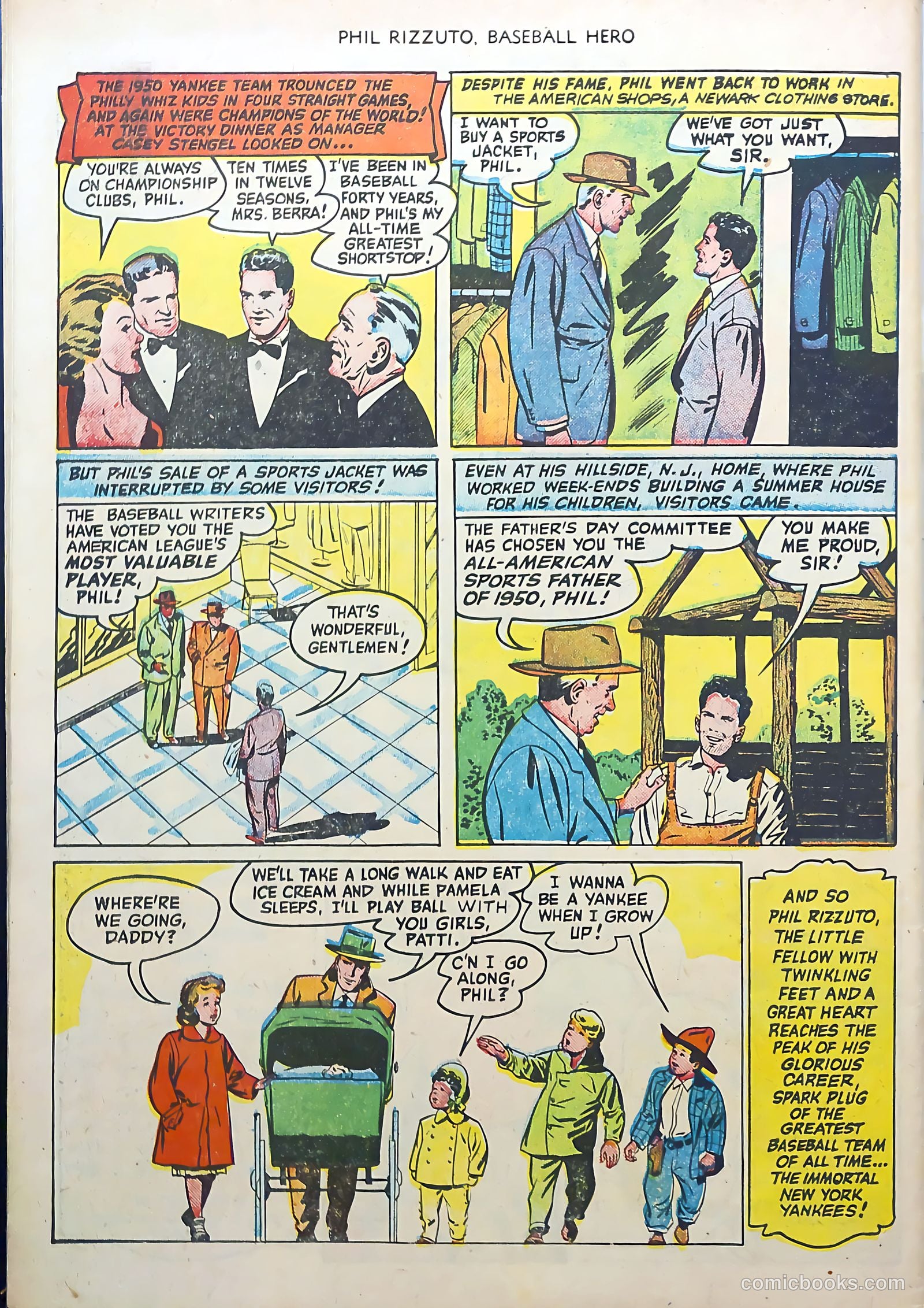 Phil Rizzuto #1 (1951) — page 34 of 37