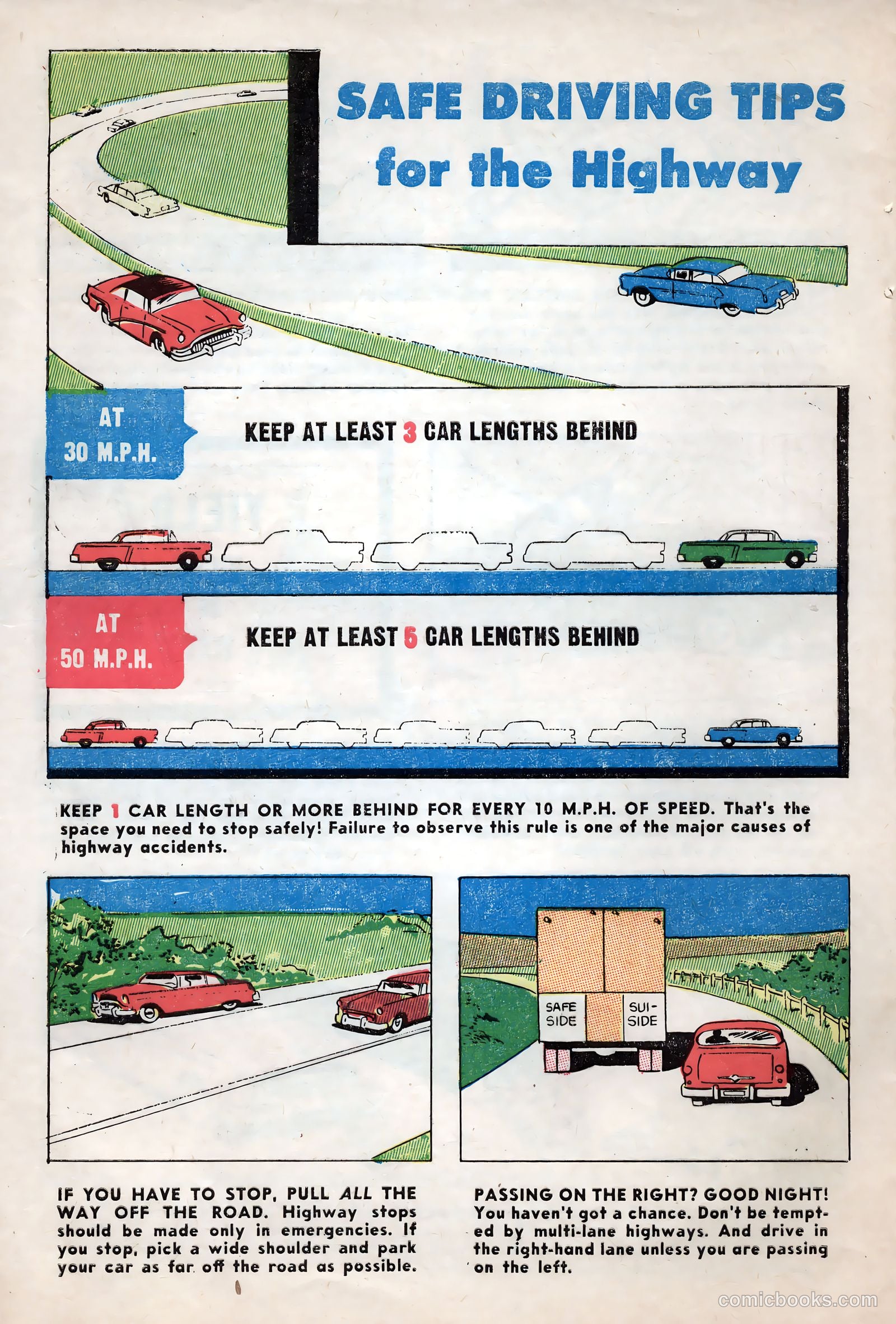 How to Drive and Stay Alive #1 (1953) — page 6 of 24