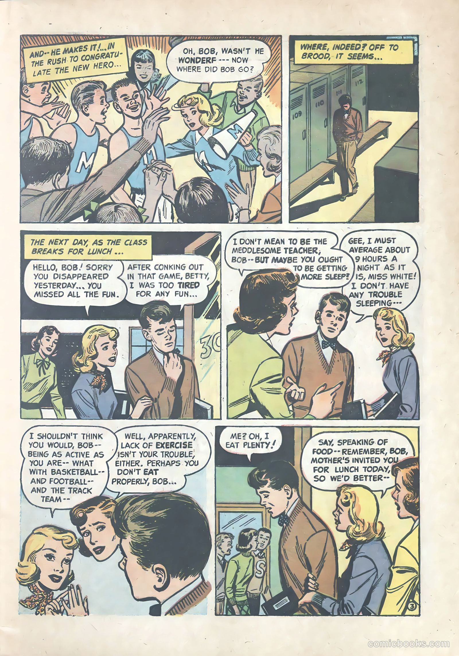 Eat Right to Win #1 (1952) — page 3 of 16