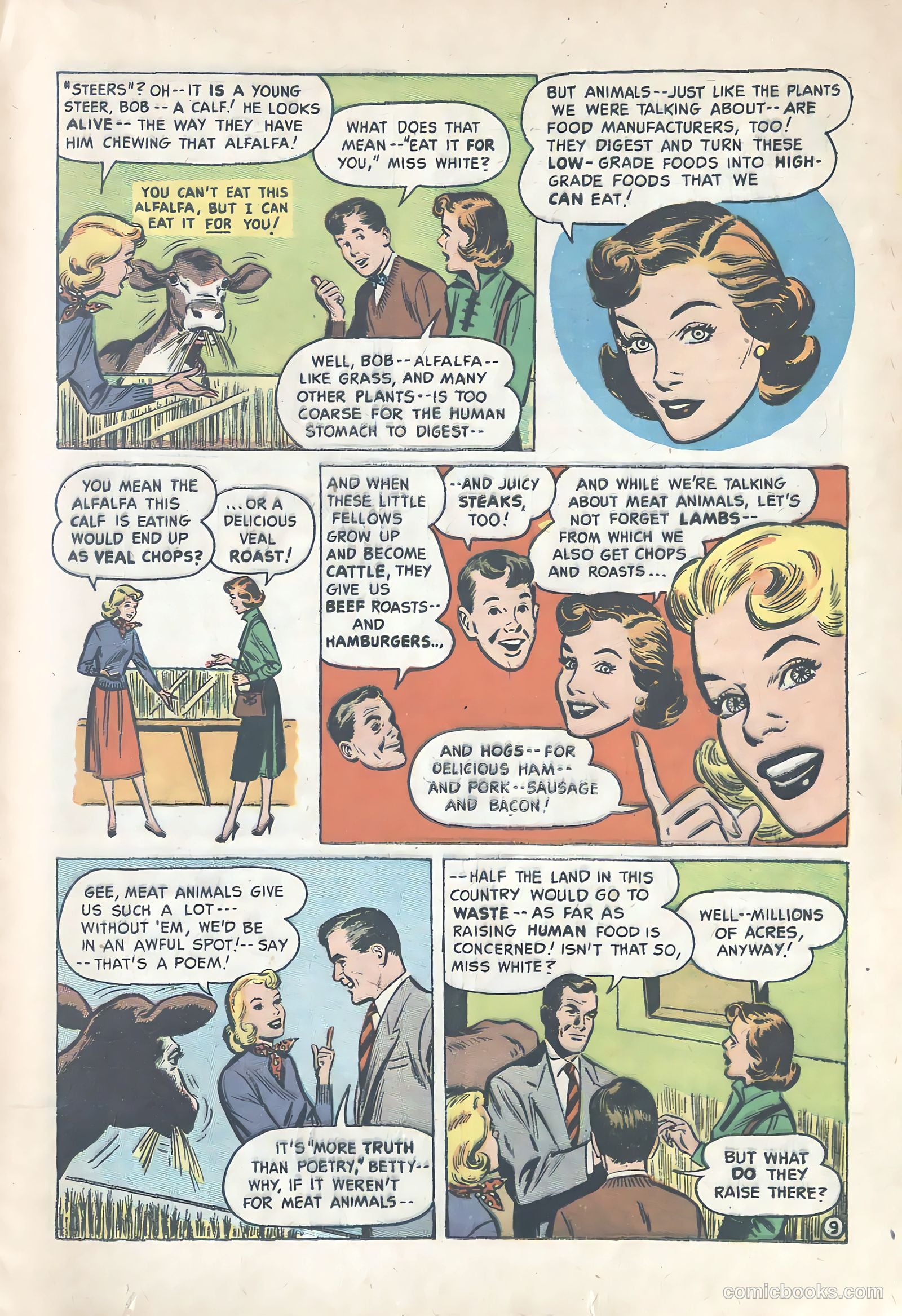 Eat Right to Win #1 (1952) — page 9 of 16