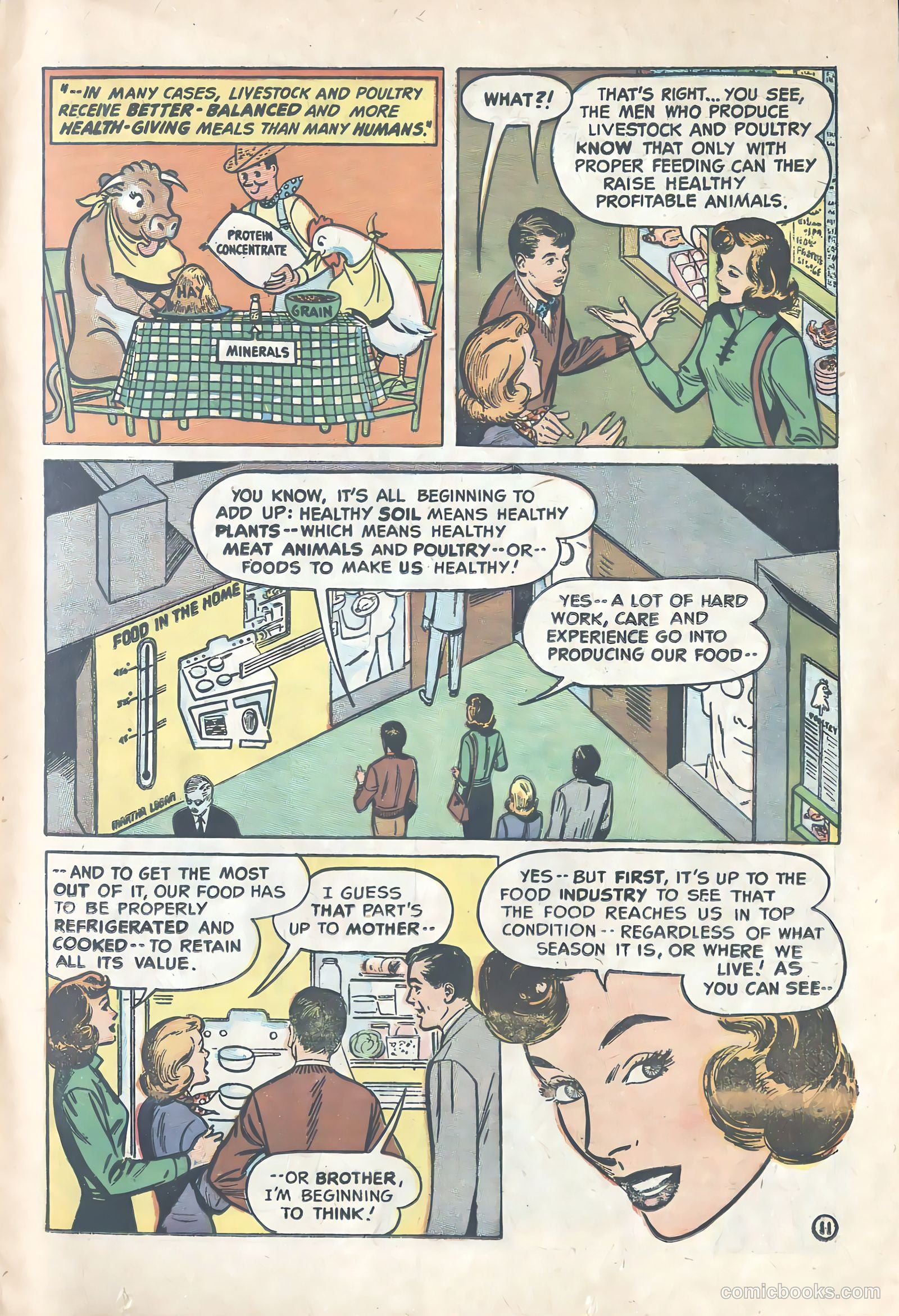 Eat Right to Win #1 (1952) — page 11 of 16