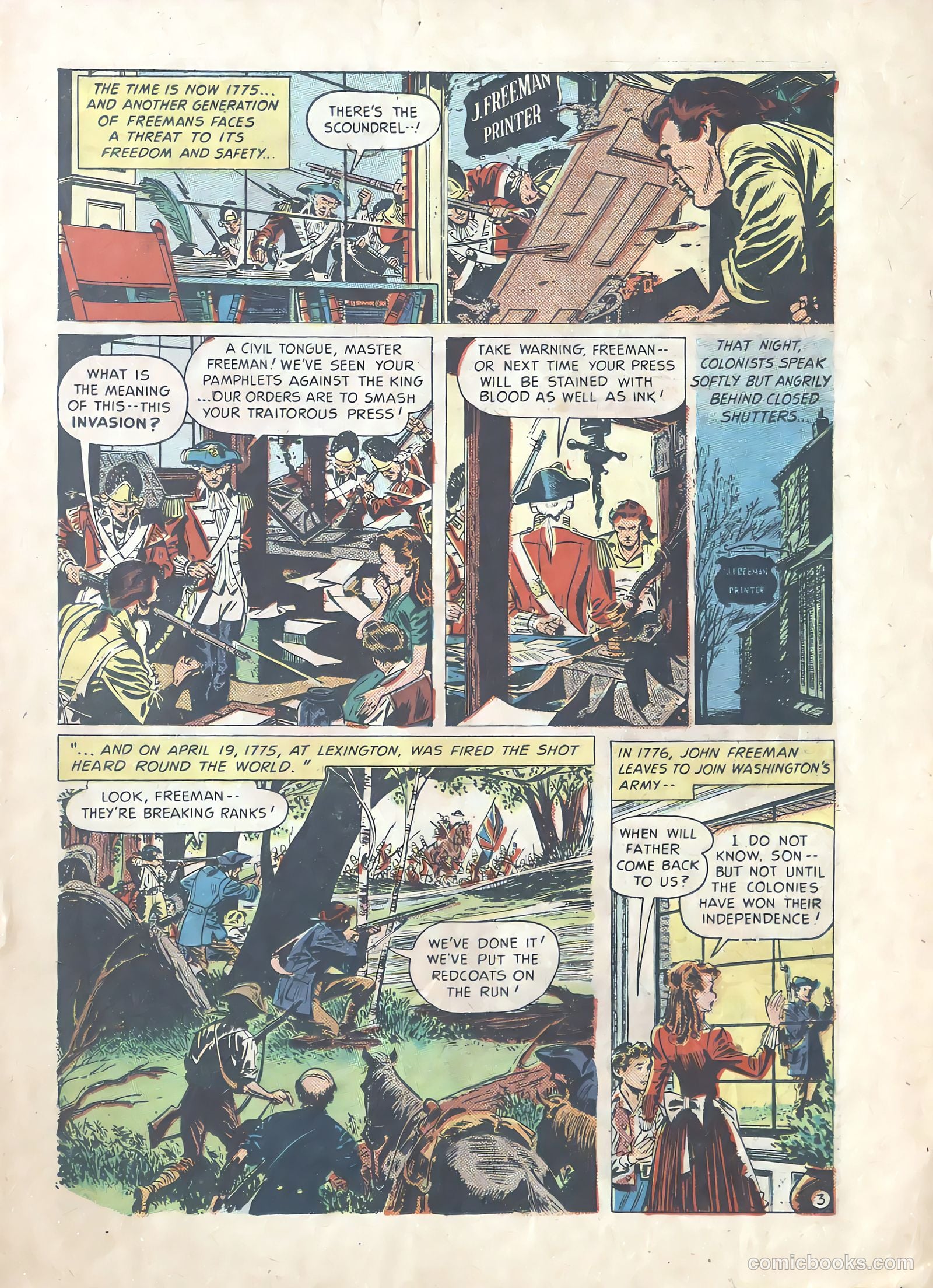 Frontiers of Freedom #1 (1950) — page 3 of 8