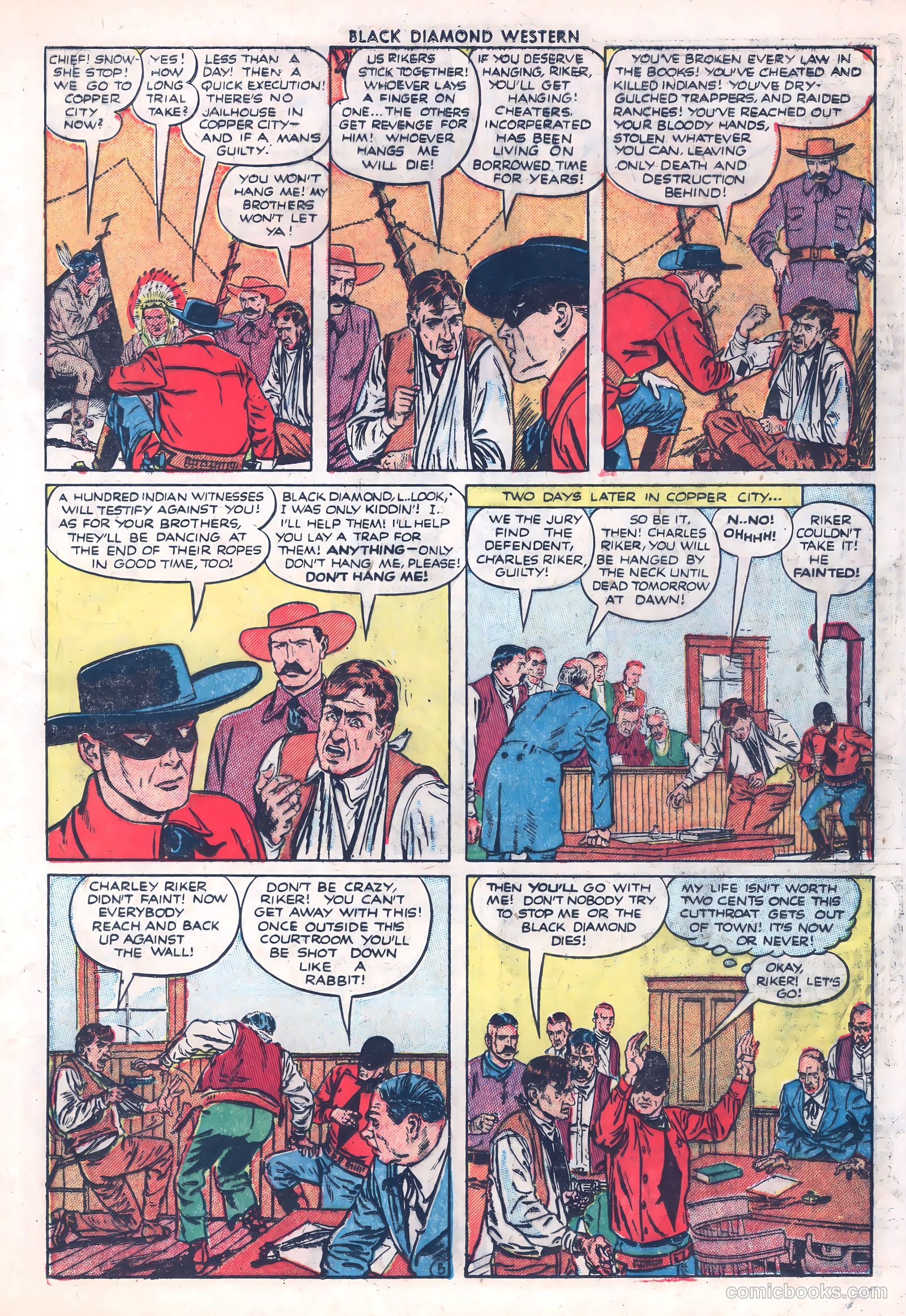 Black Diamond Western #26 (1949) — page 21 of 52