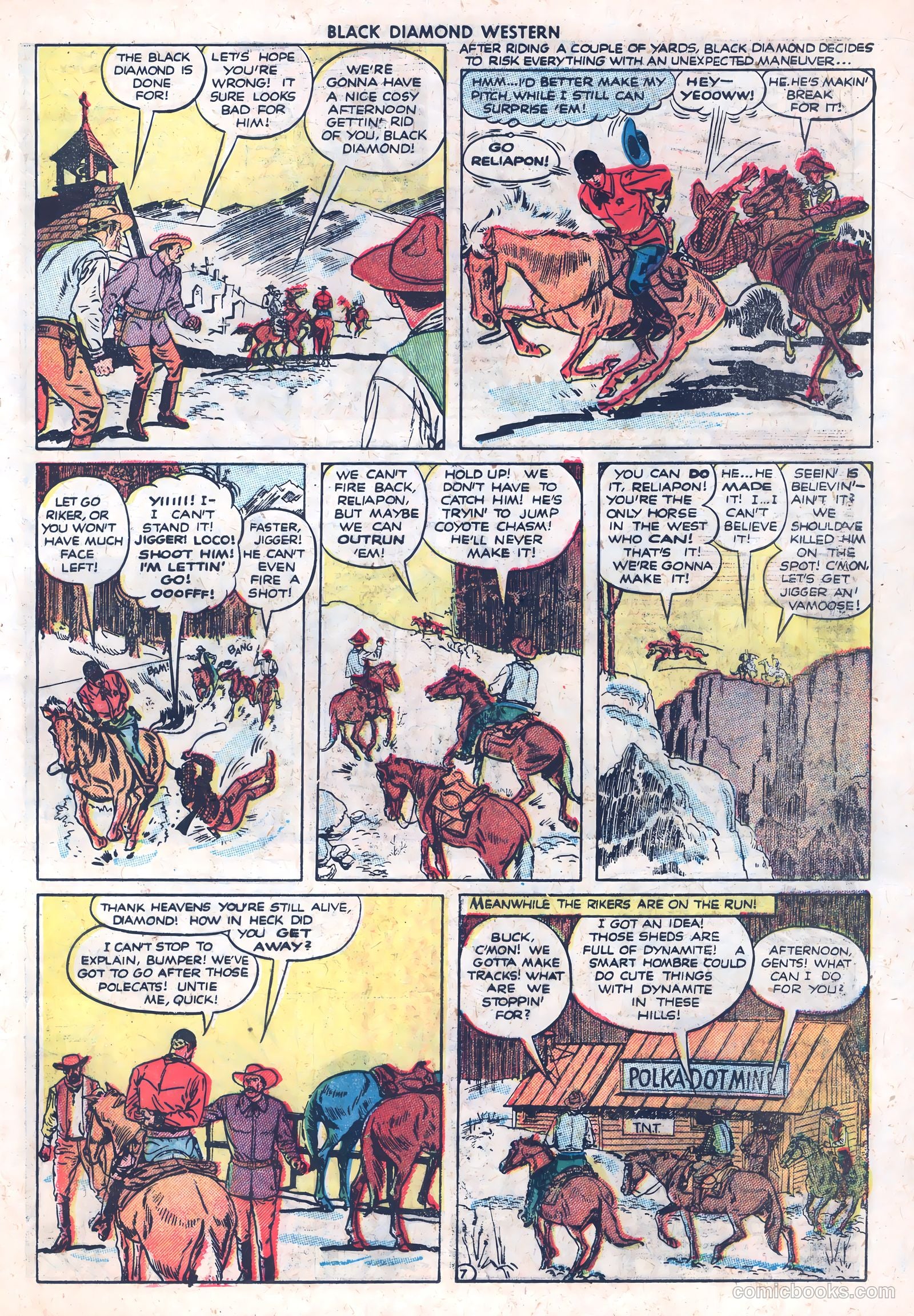 Black Diamond Western #26 (1949) — page 23 of 52