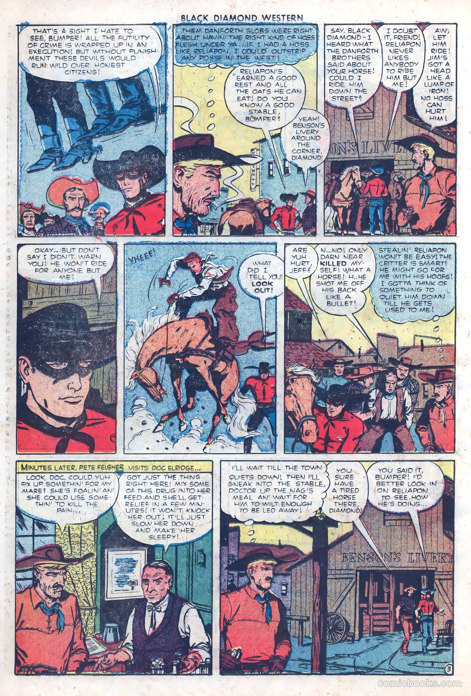 Black Diamond Western #26 (1949) — page 34 of 52