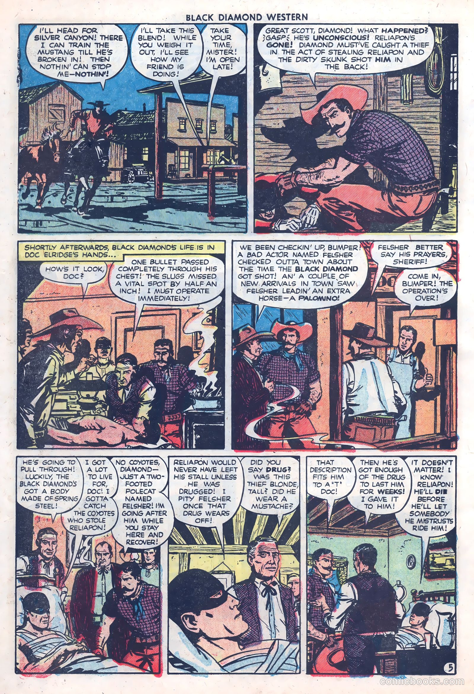 Black Diamond Western #26 (1949) — page 36 of 52