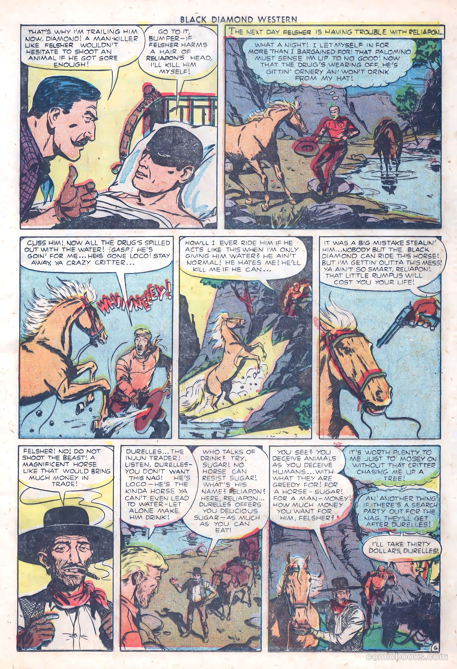 Black Diamond Western #26 (1949) — page 37 of 52