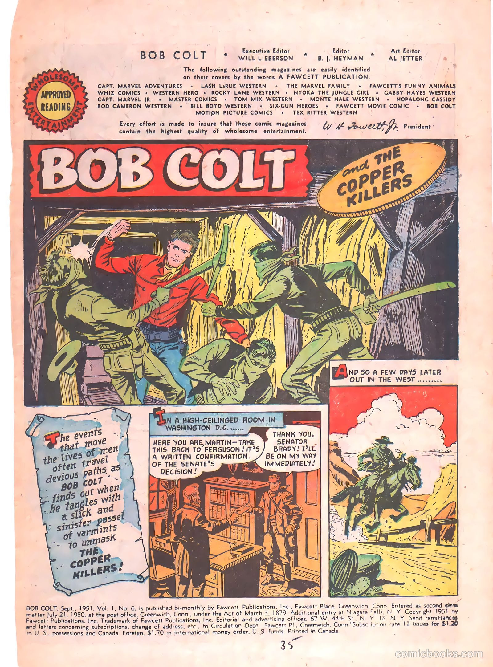 Bob Colt #6 (1951) — page 2 of 33
