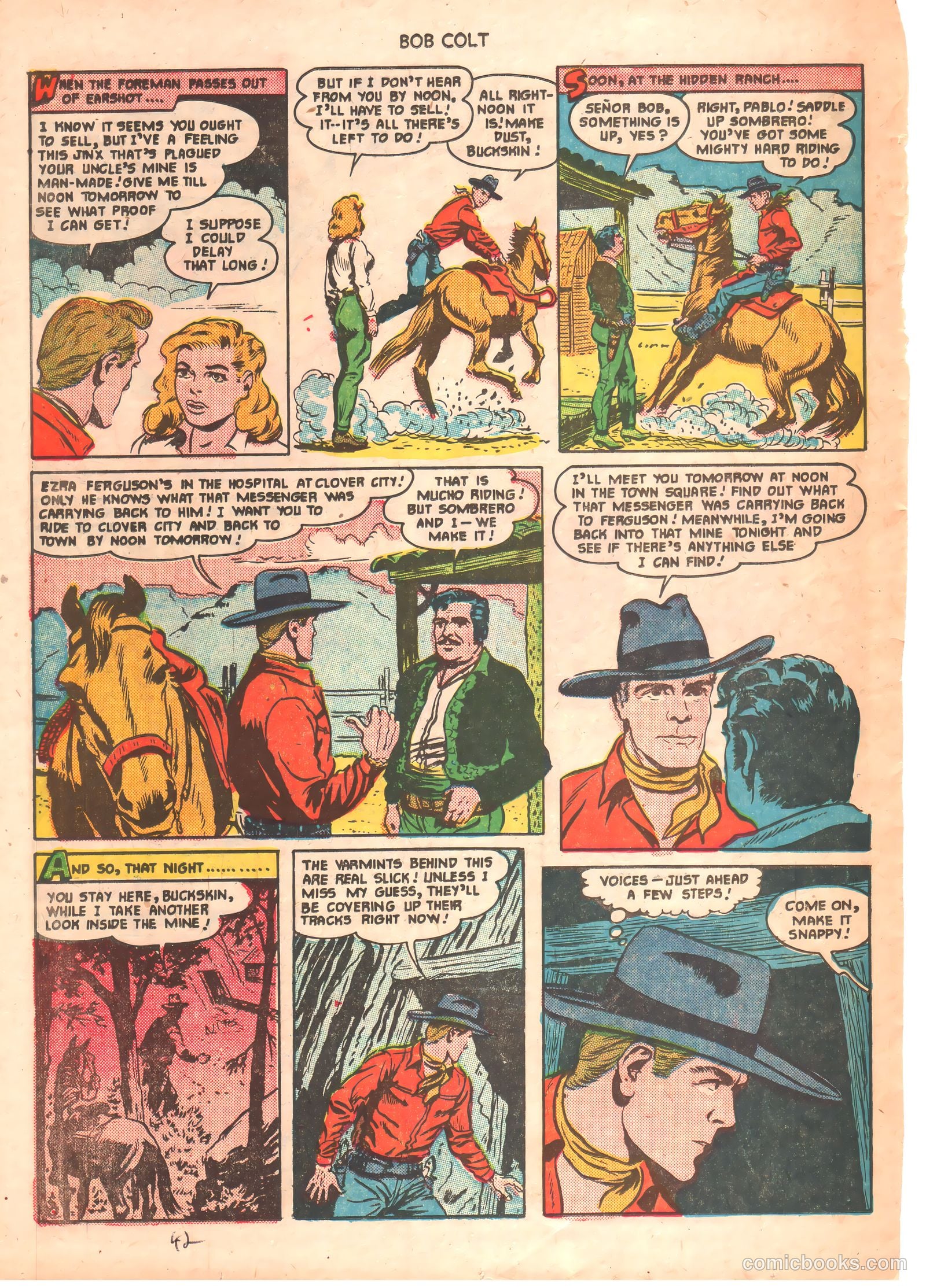 Bob Colt #6 (1951) — page 9 of 33