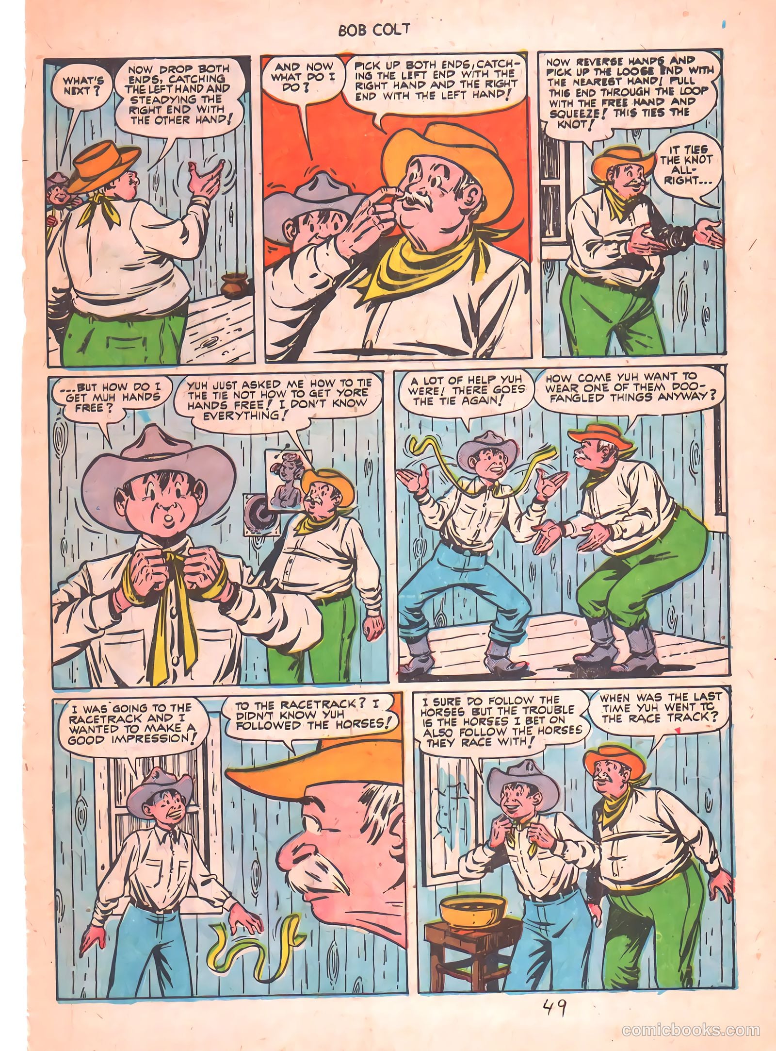 Bob Colt #6 (1951) — page 16 of 33