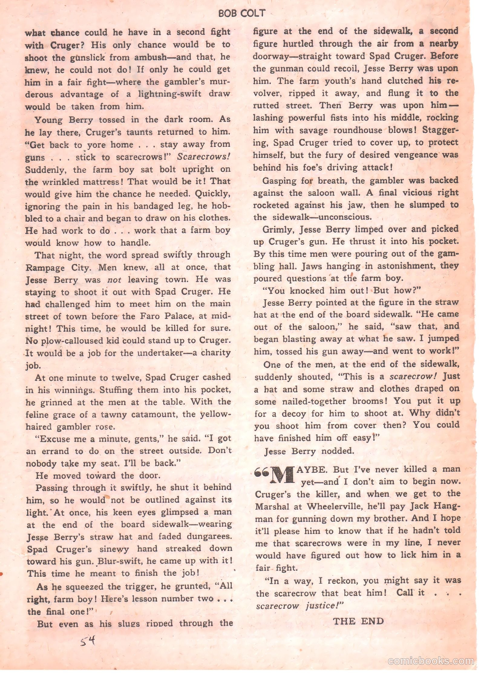 Bob Colt #6 (1951) — page 21 of 33