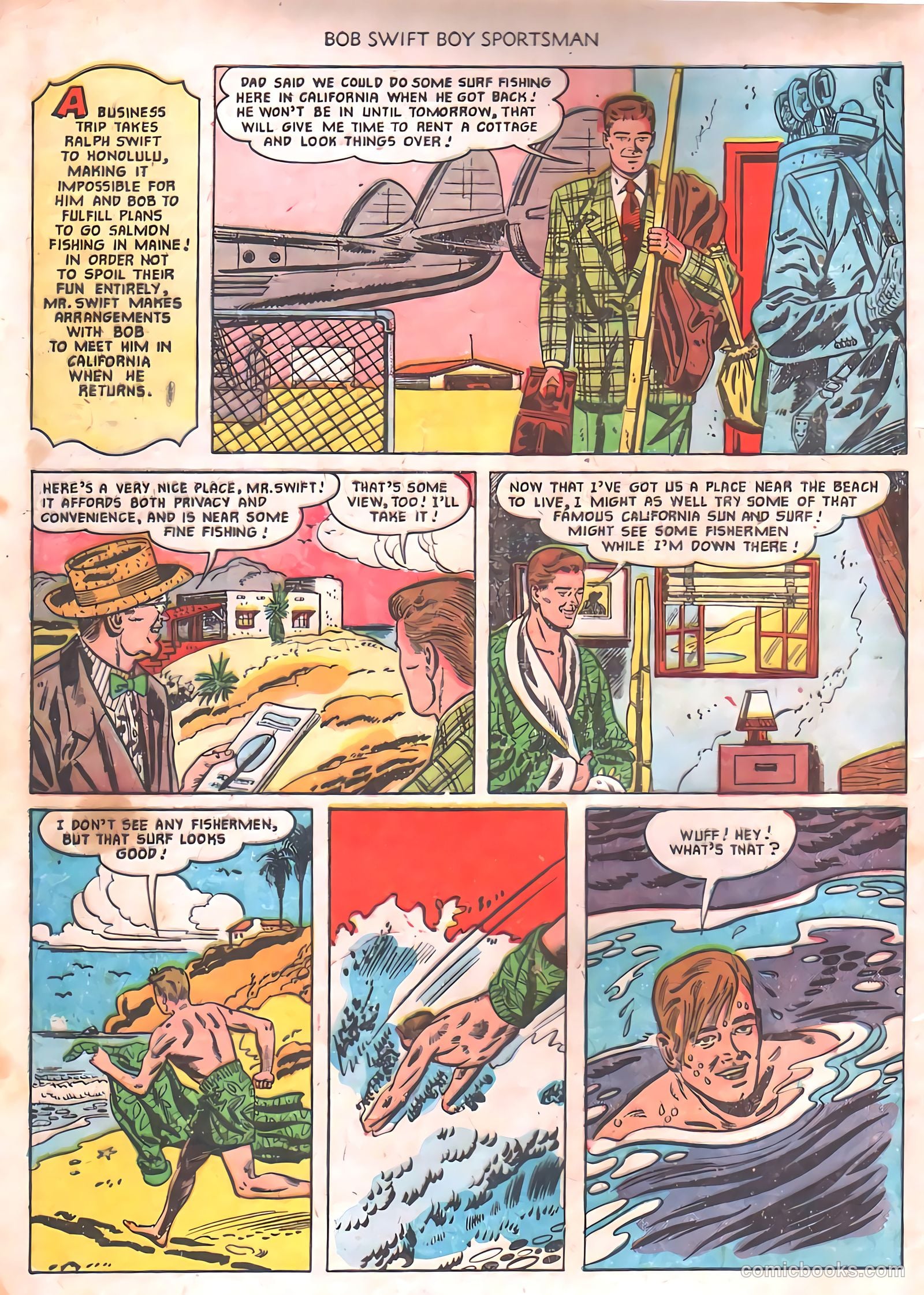 Bob Swift, Boy Sportsman #3 (1951) — page 4 of 36