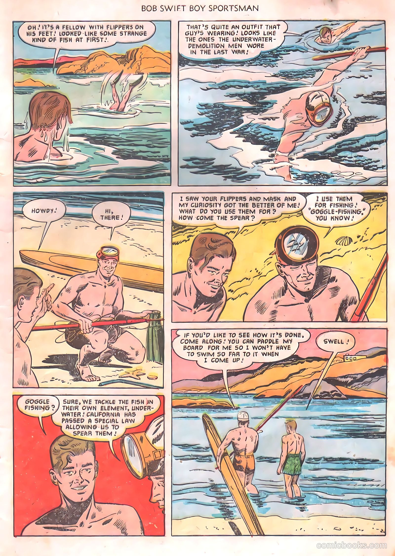 Bob Swift, Boy Sportsman #3 (1951) — page 5 of 36