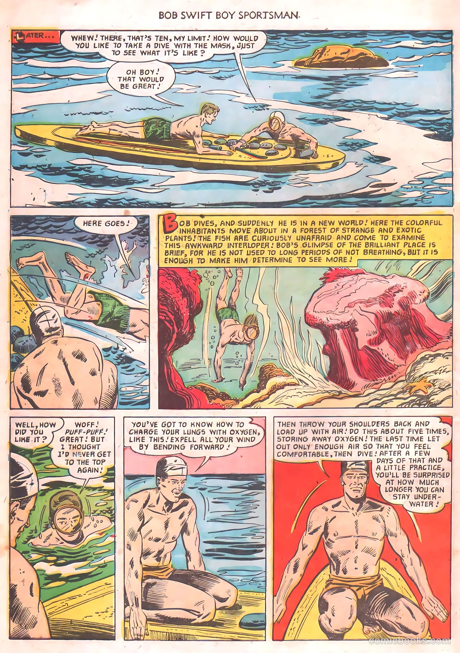 Bob Swift, Boy Sportsman #3 (1951) — page 6 of 36