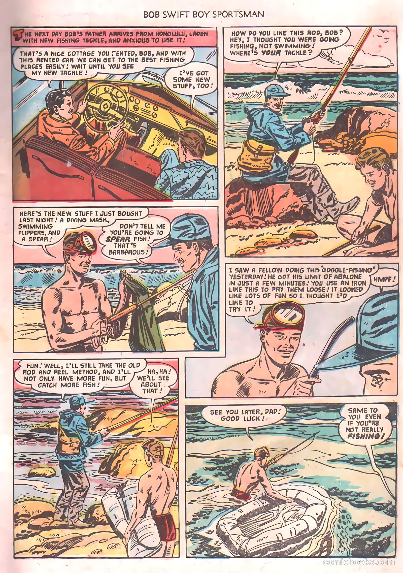 Bob Swift, Boy Sportsman #3 (1951) — page 7 of 36