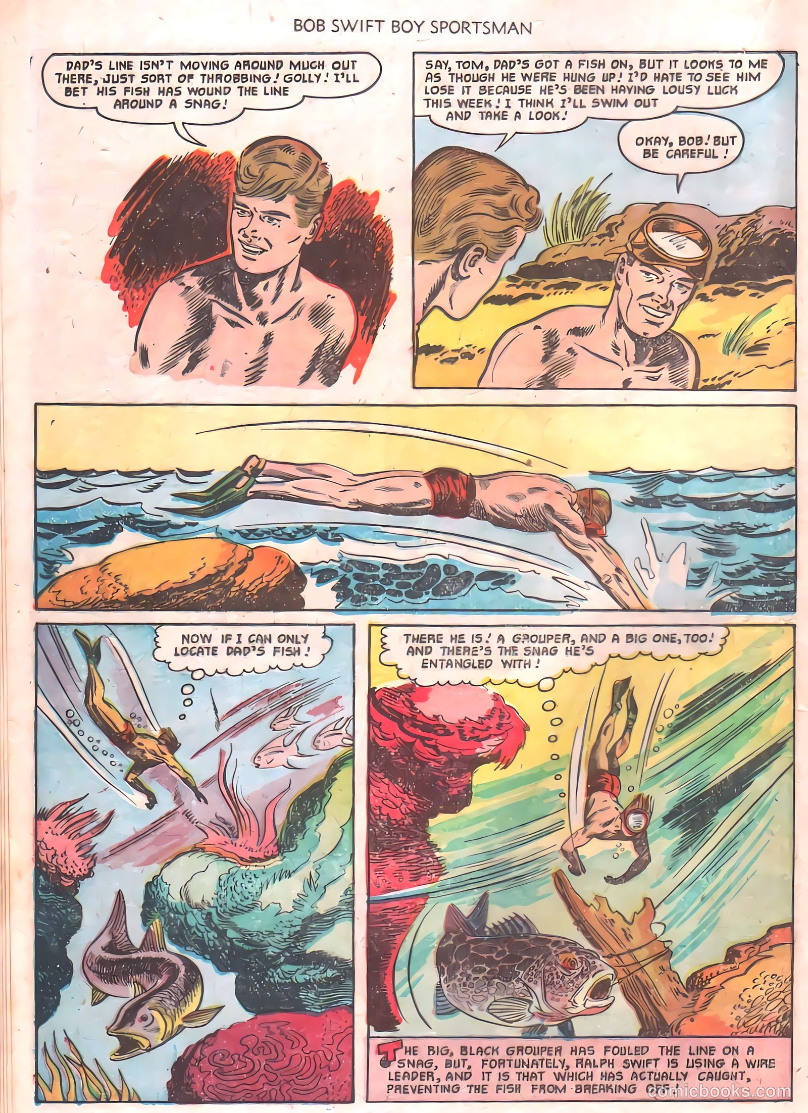 Bob Swift, Boy Sportsman #3 (1951) — page 16 of 36