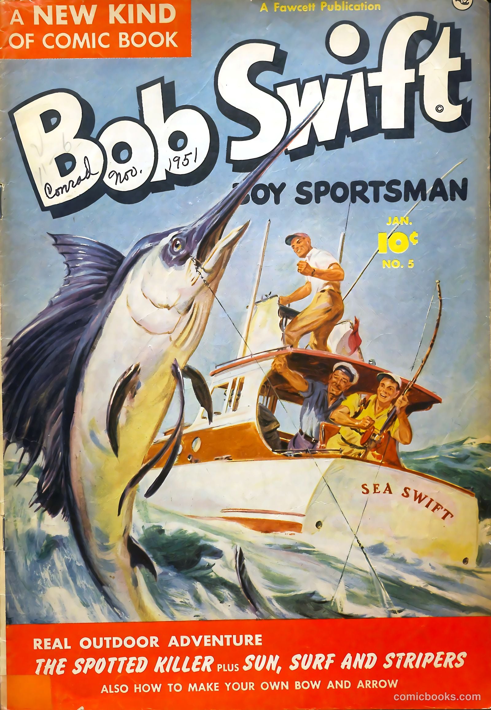 Bob Swift, Boy Sportsman #5