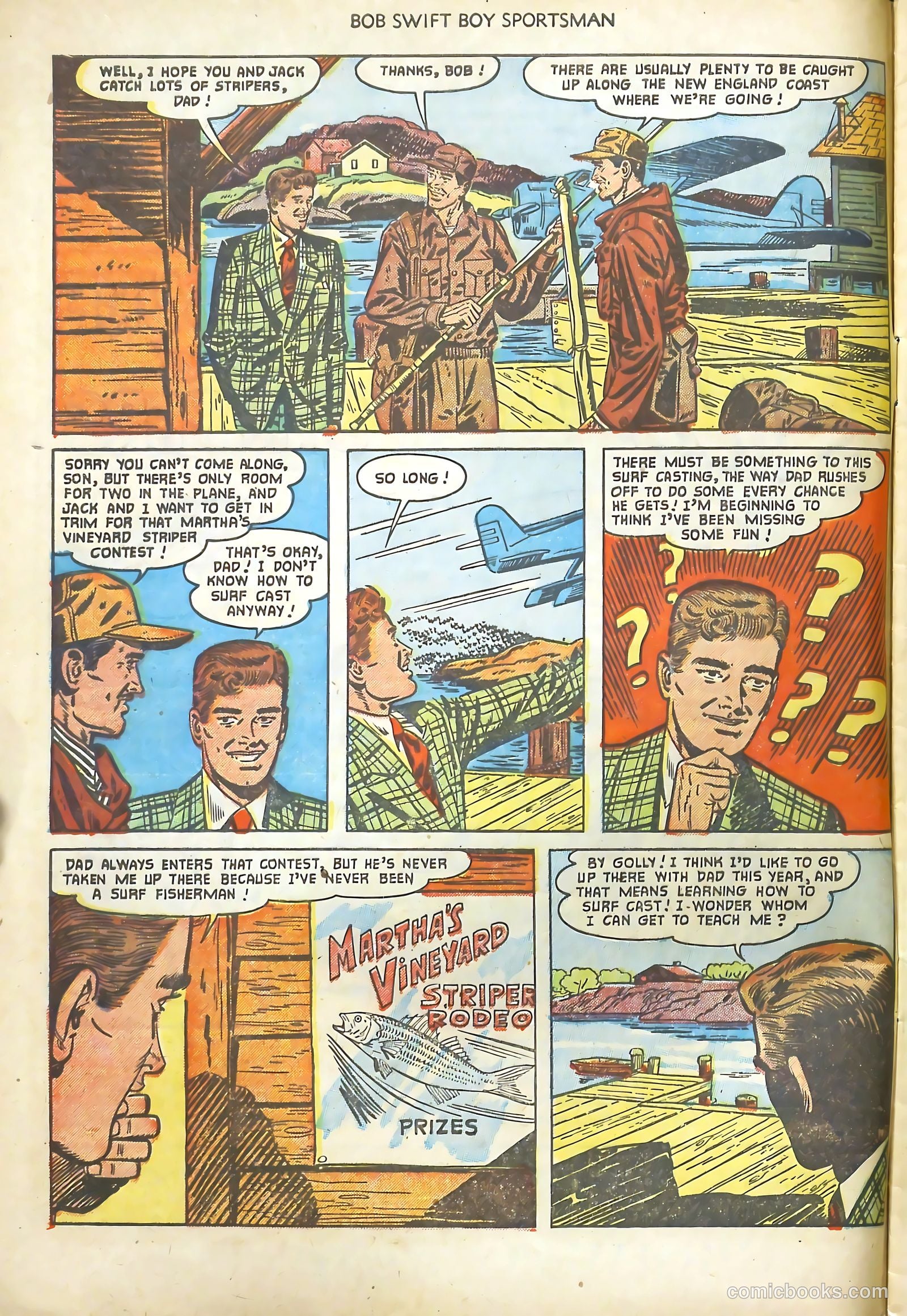 Bob Swift, Boy Sportsman #5 (1952) — page 4 of 37
