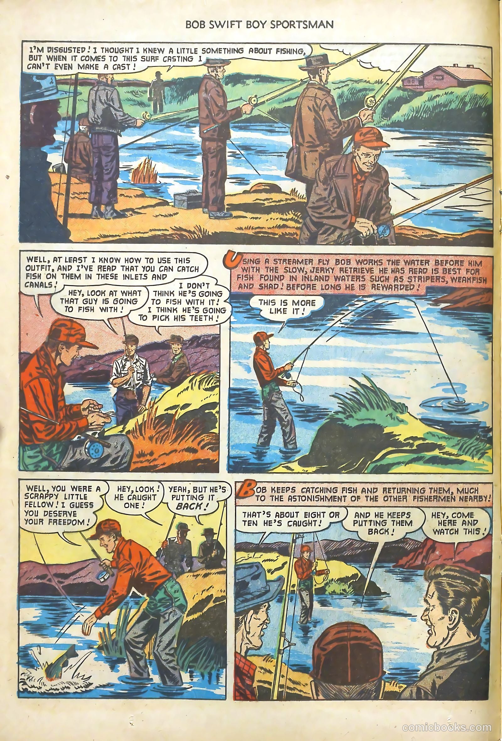 Bob Swift, Boy Sportsman #5 (1952) — page 12 of 37