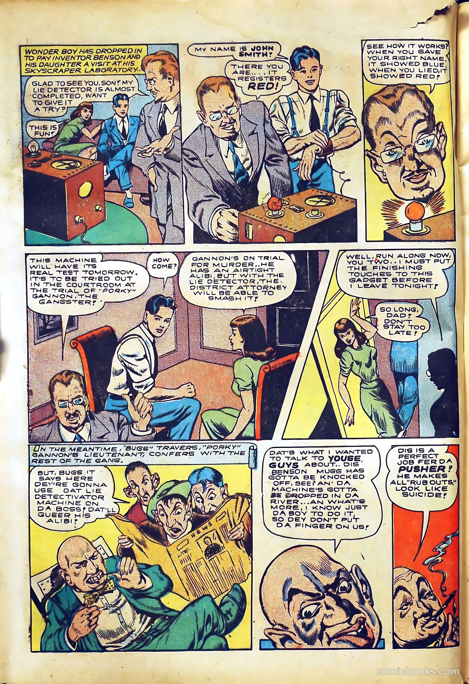 Bomber Comics #1 (1944) — page 4 of 60