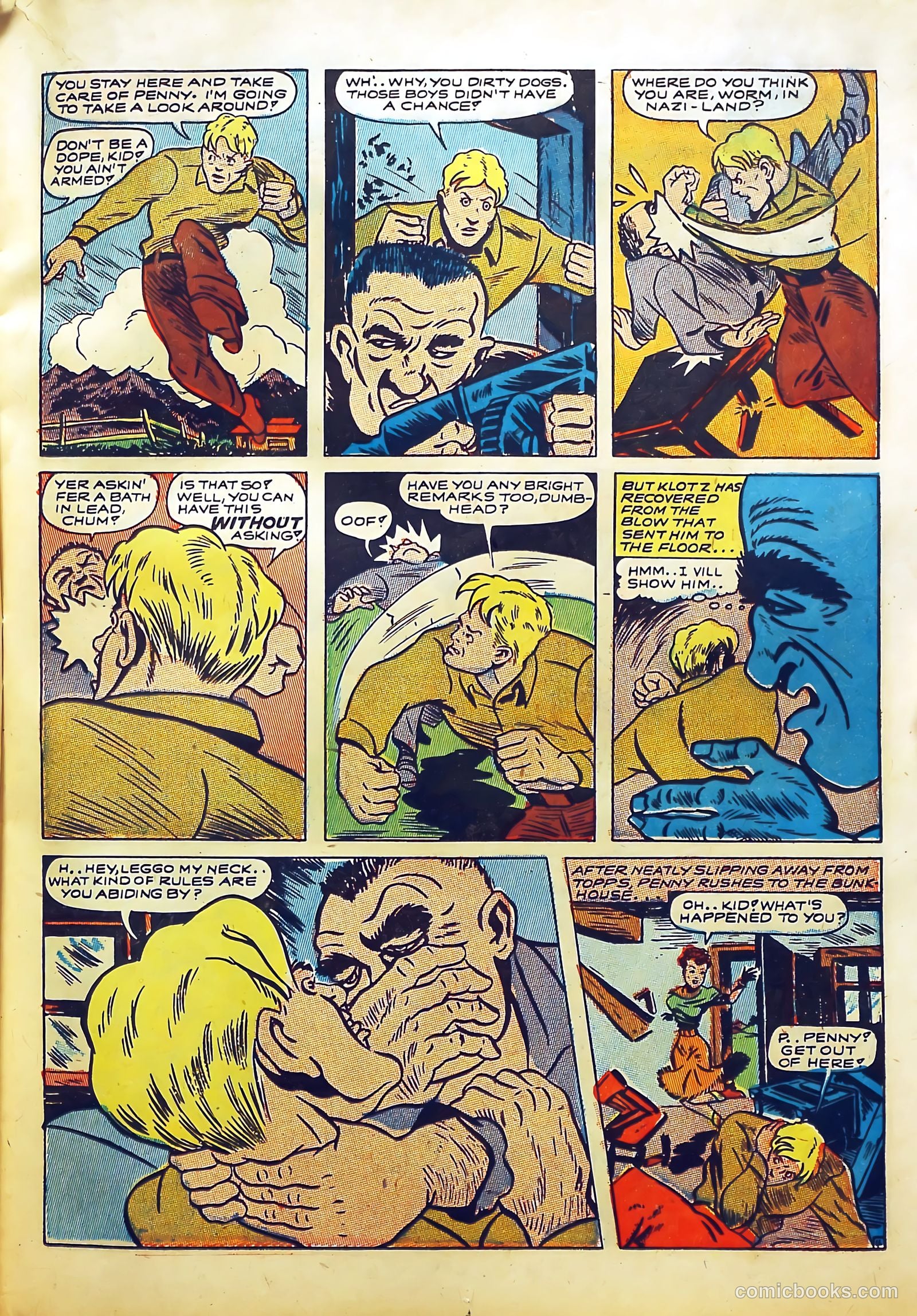 Bomber Comics #1 (1944) — page 19 of 60