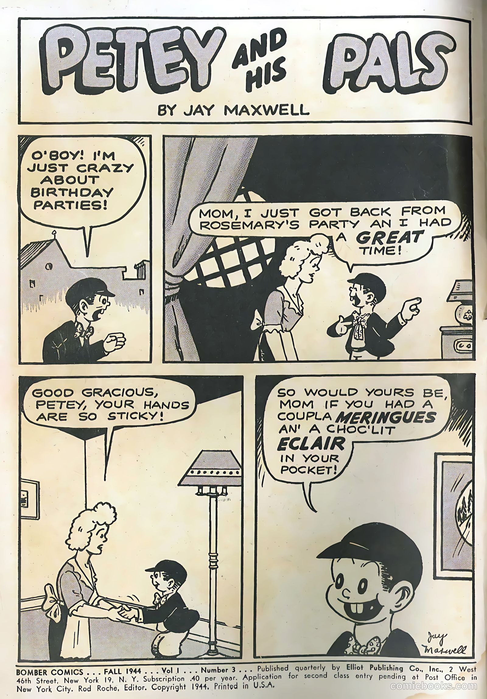 Bomber Comics #3 (1944) — page 2