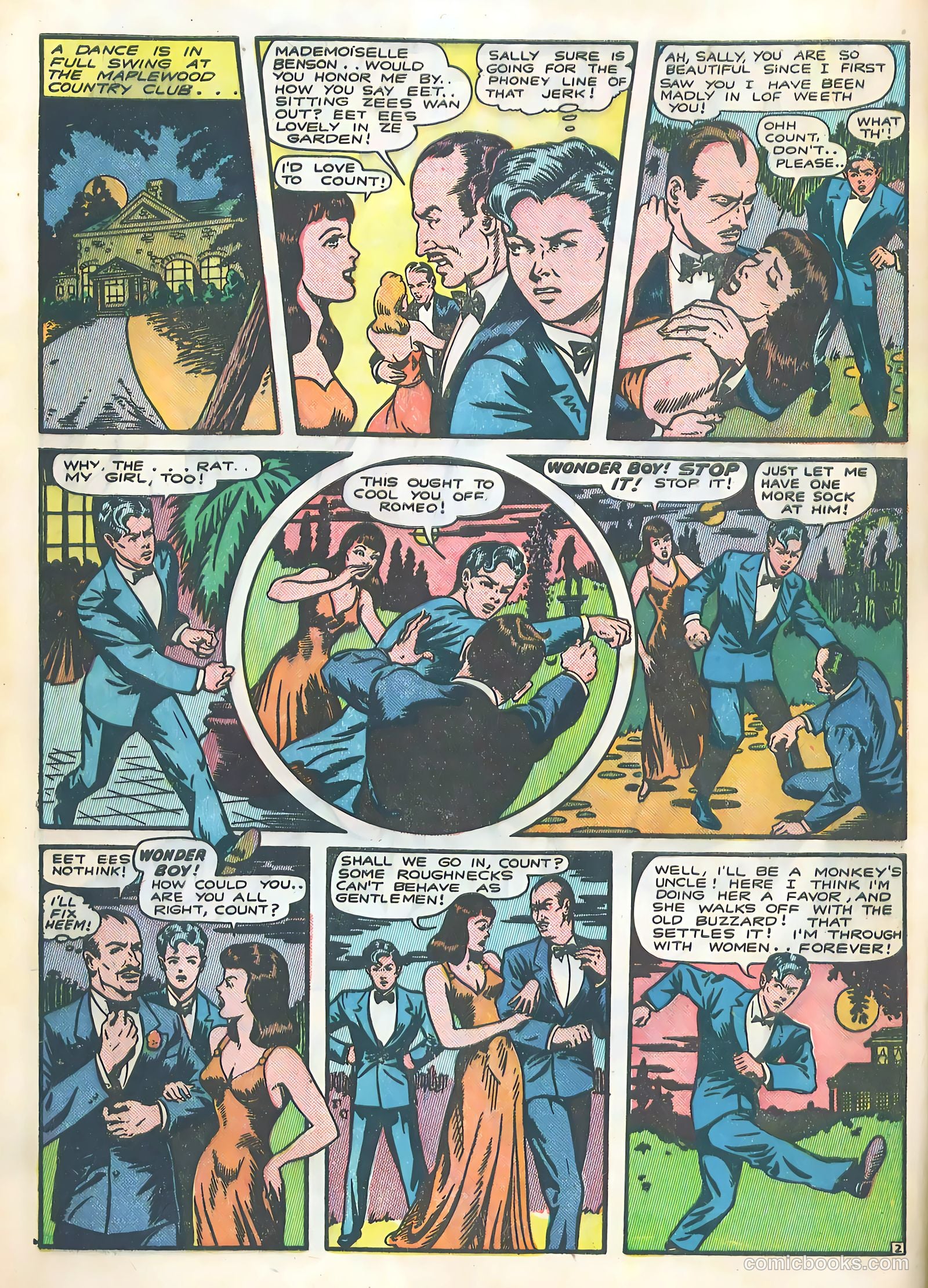 Bomber Comics #3 (1944) — page 4