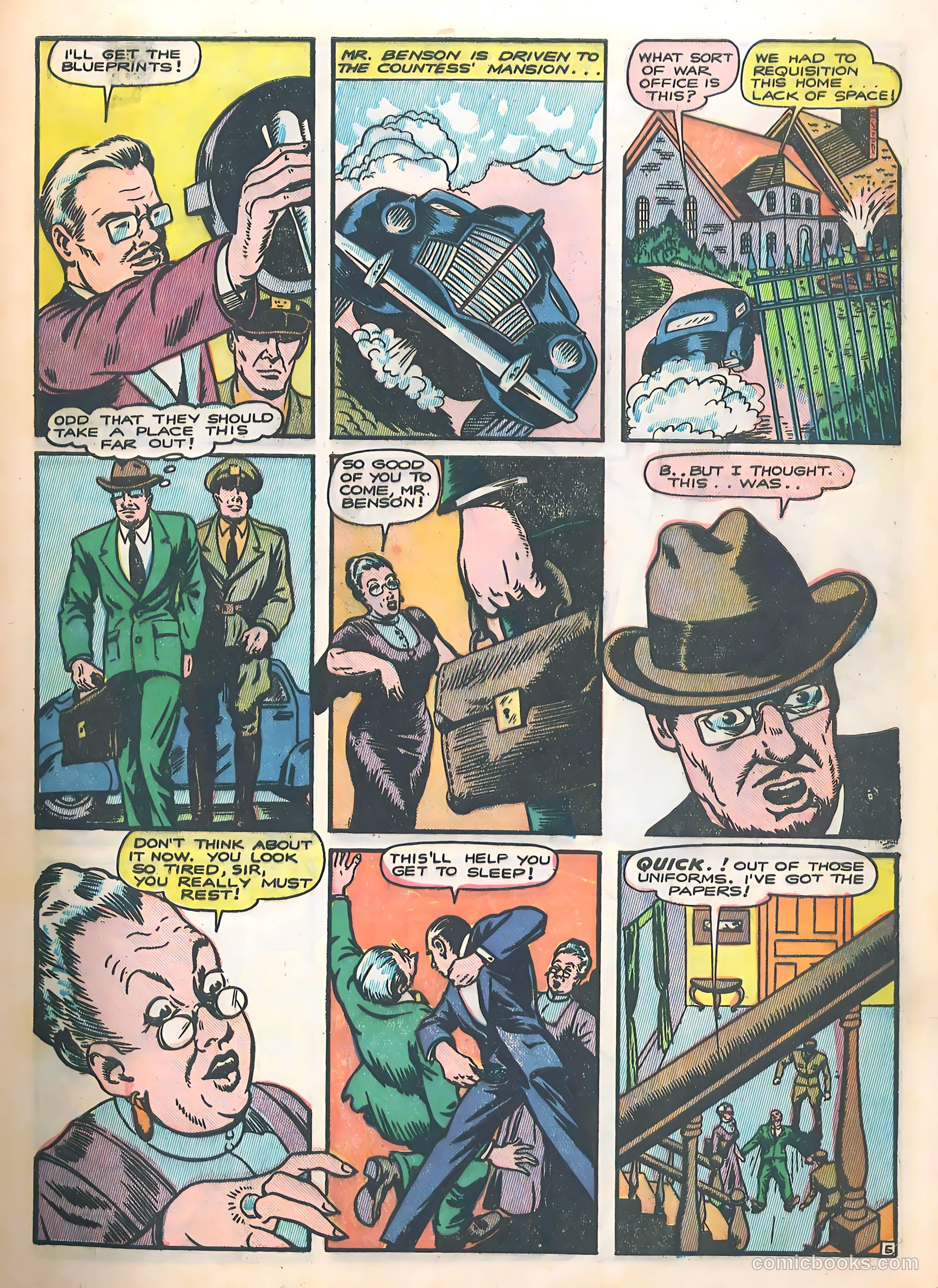 Bomber Comics #3 (1944) — page 7