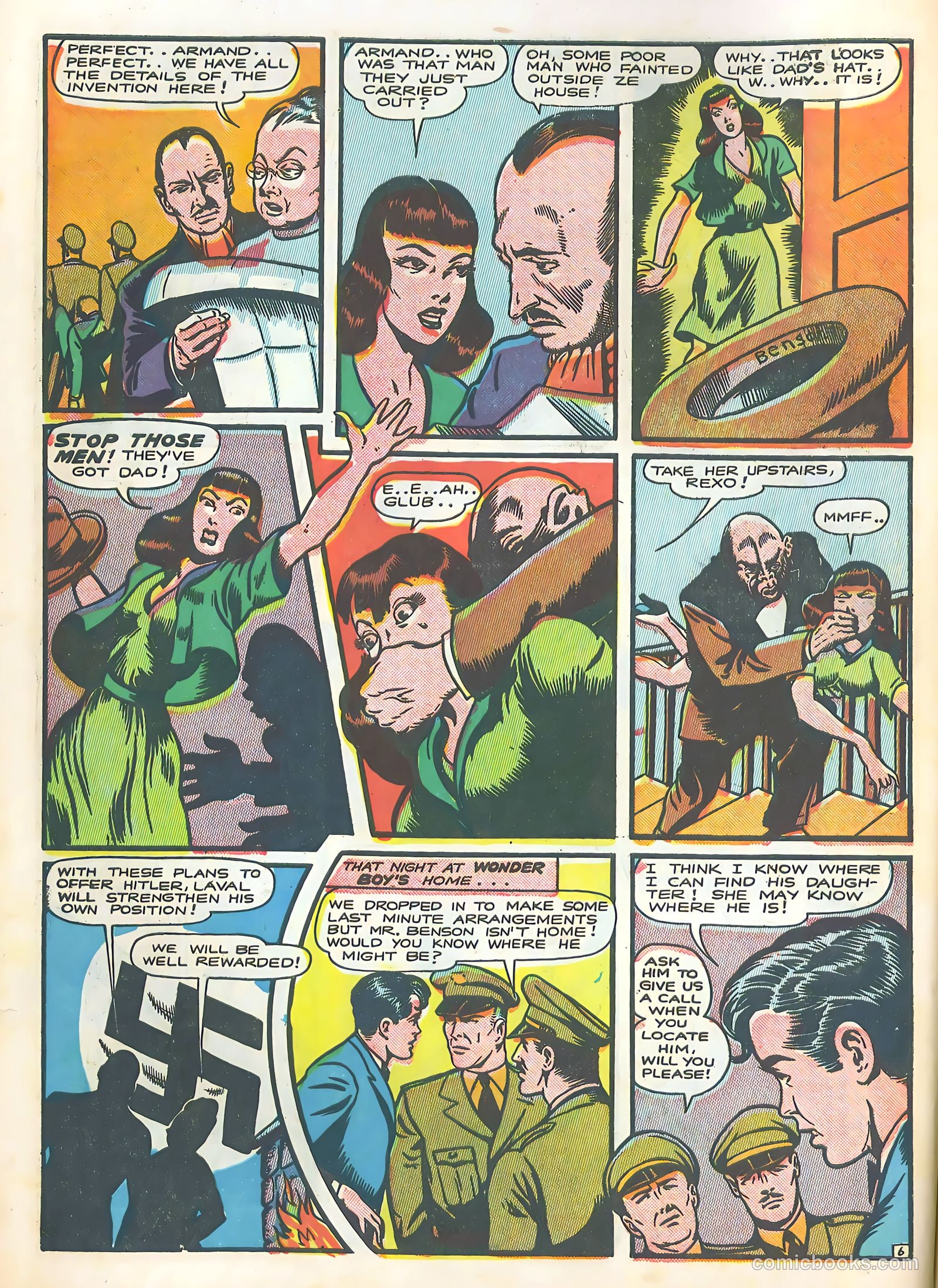 Bomber Comics #3 (1944) — page 8