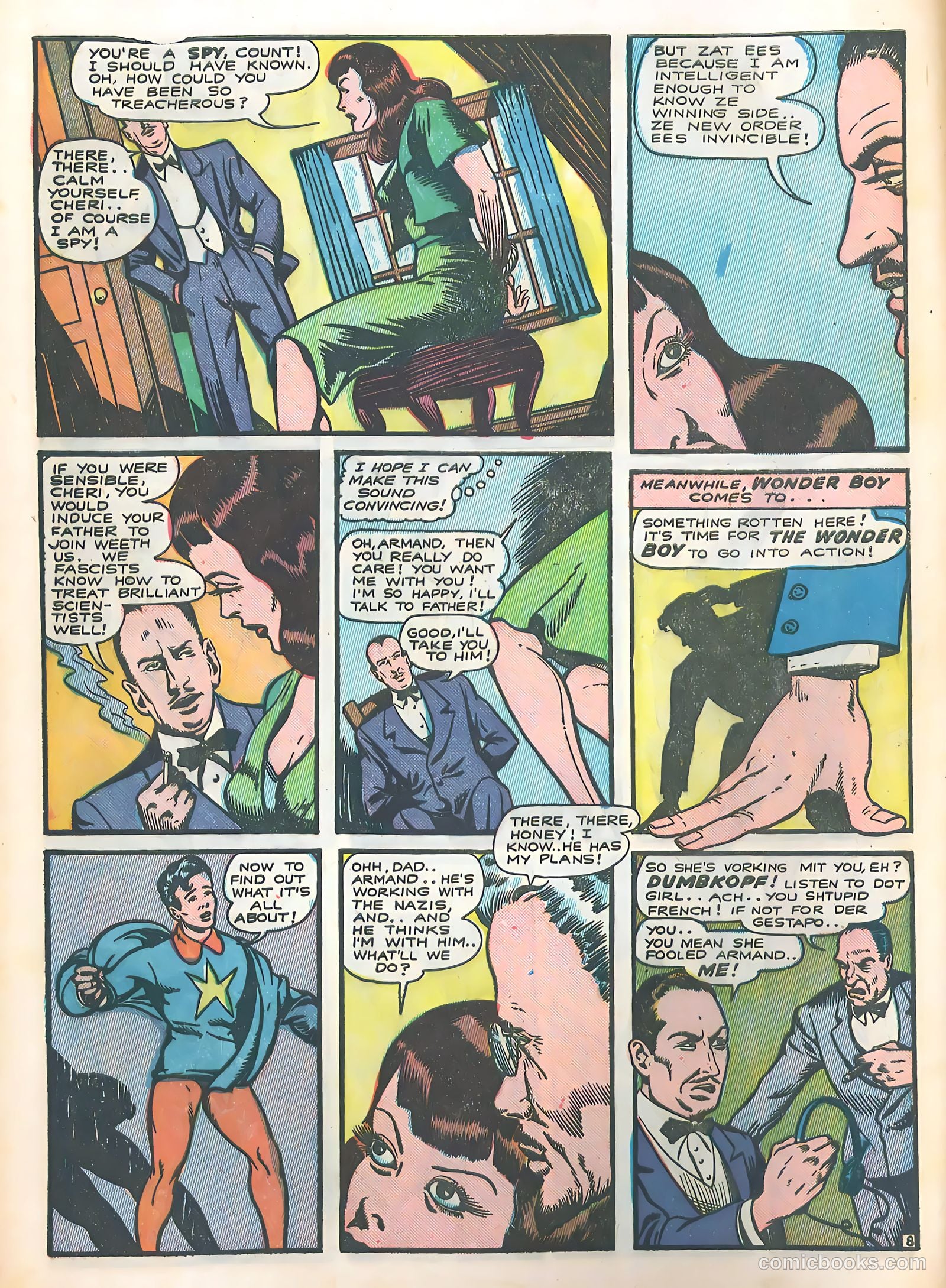 Bomber Comics #3 (1944) — page 10