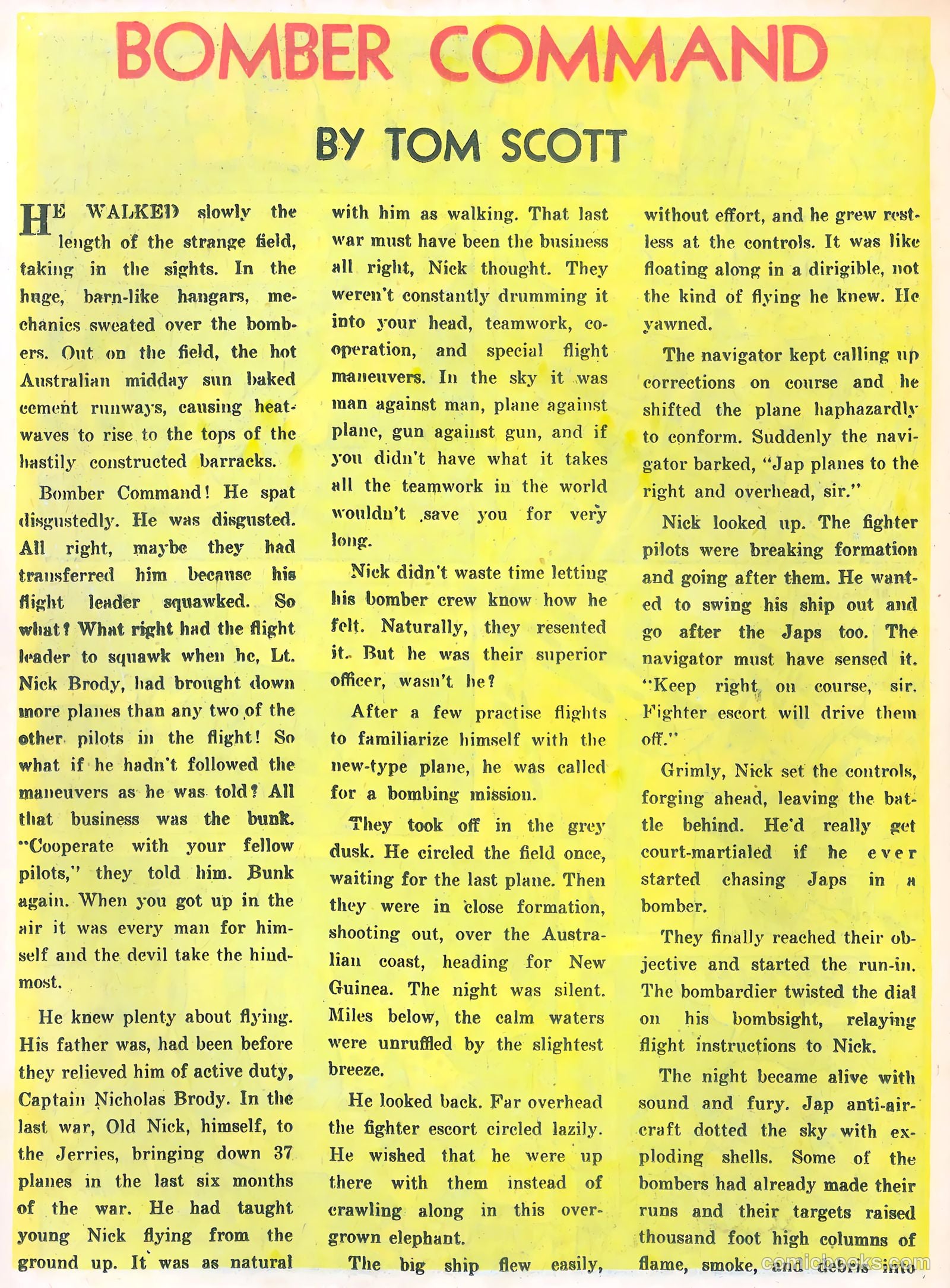 Bomber Comics #3 (1944) — page 30
