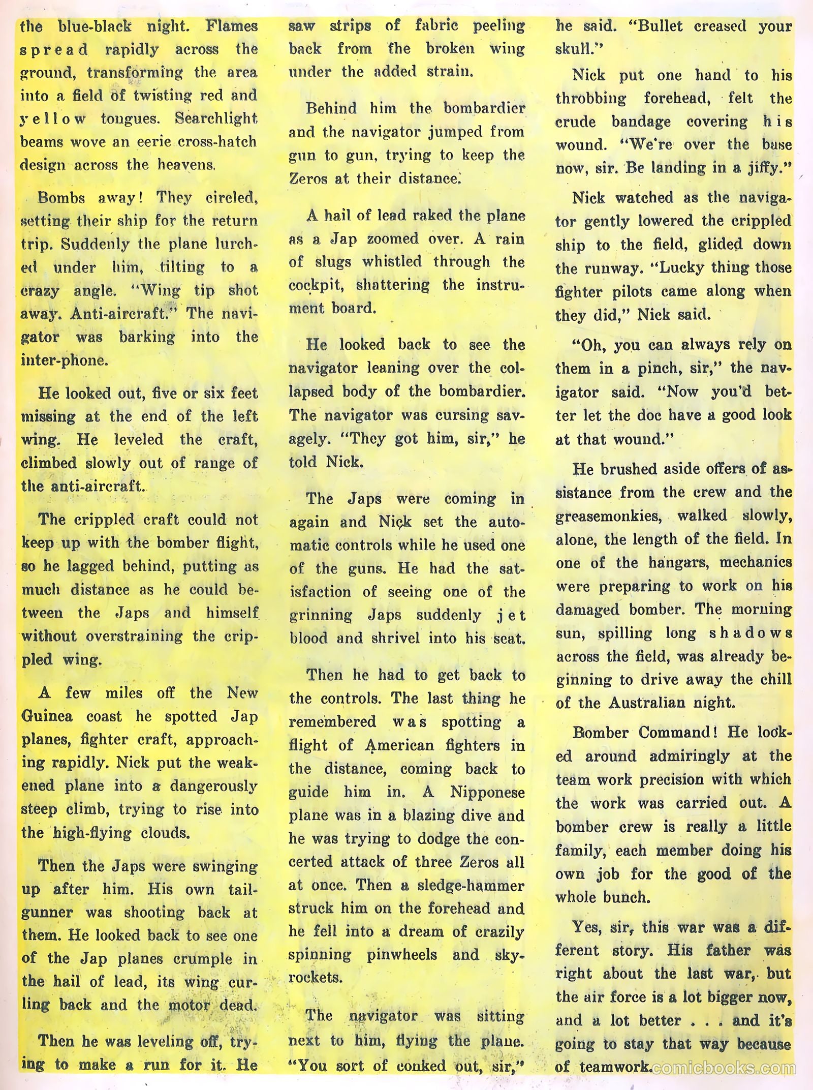 Bomber Comics #3 (1944) — page 31